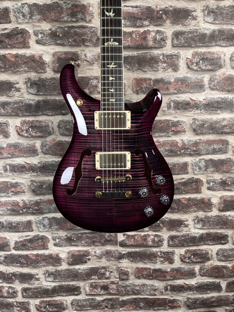 PRS McCarty 594 Hollowbody II 10 Top Purple Iris Wrap Burst Custom Color