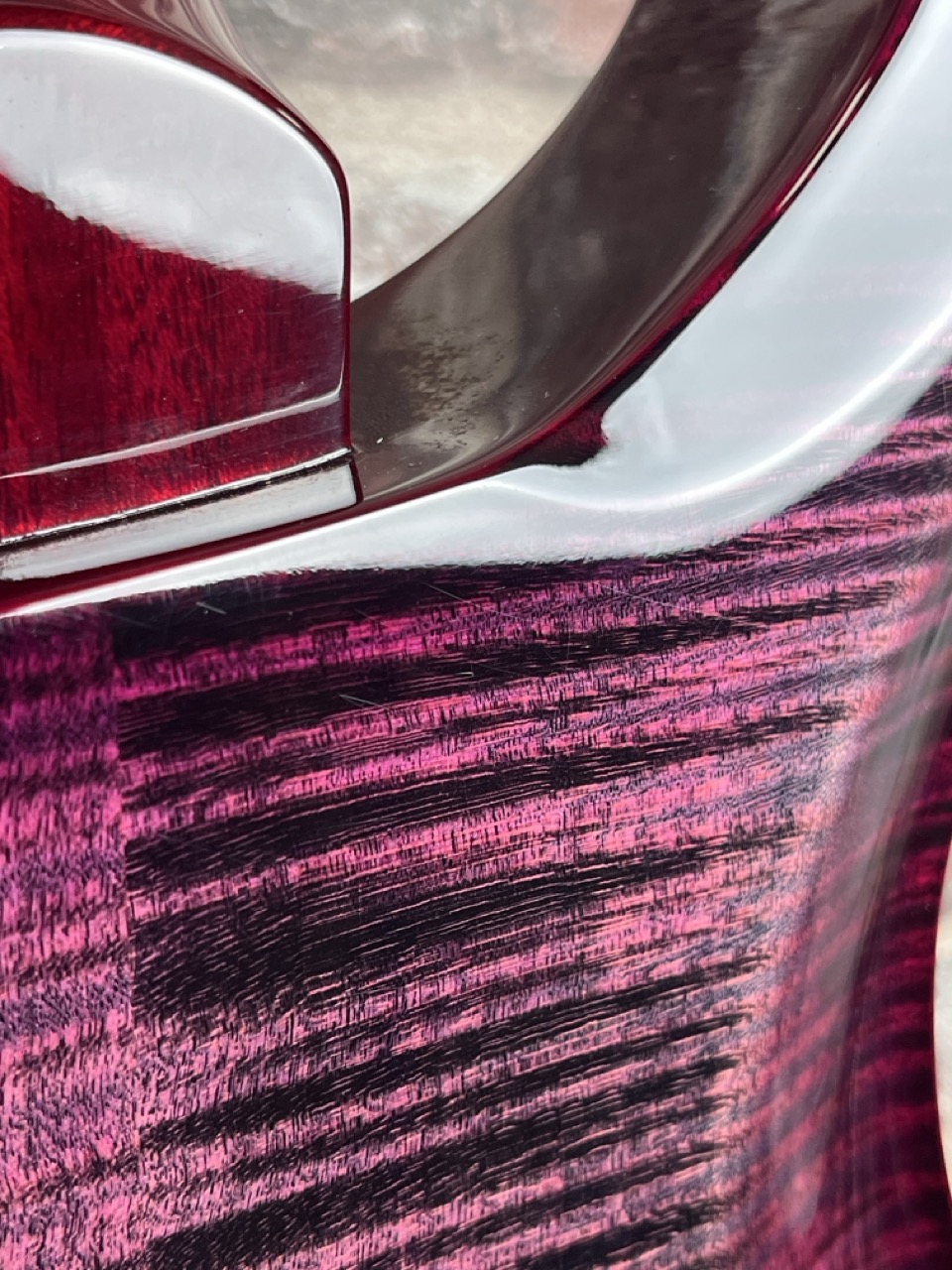 PRS McCarty 594 Hollowbody II 10 Top Purple Iris Wrap Burst Custom Color