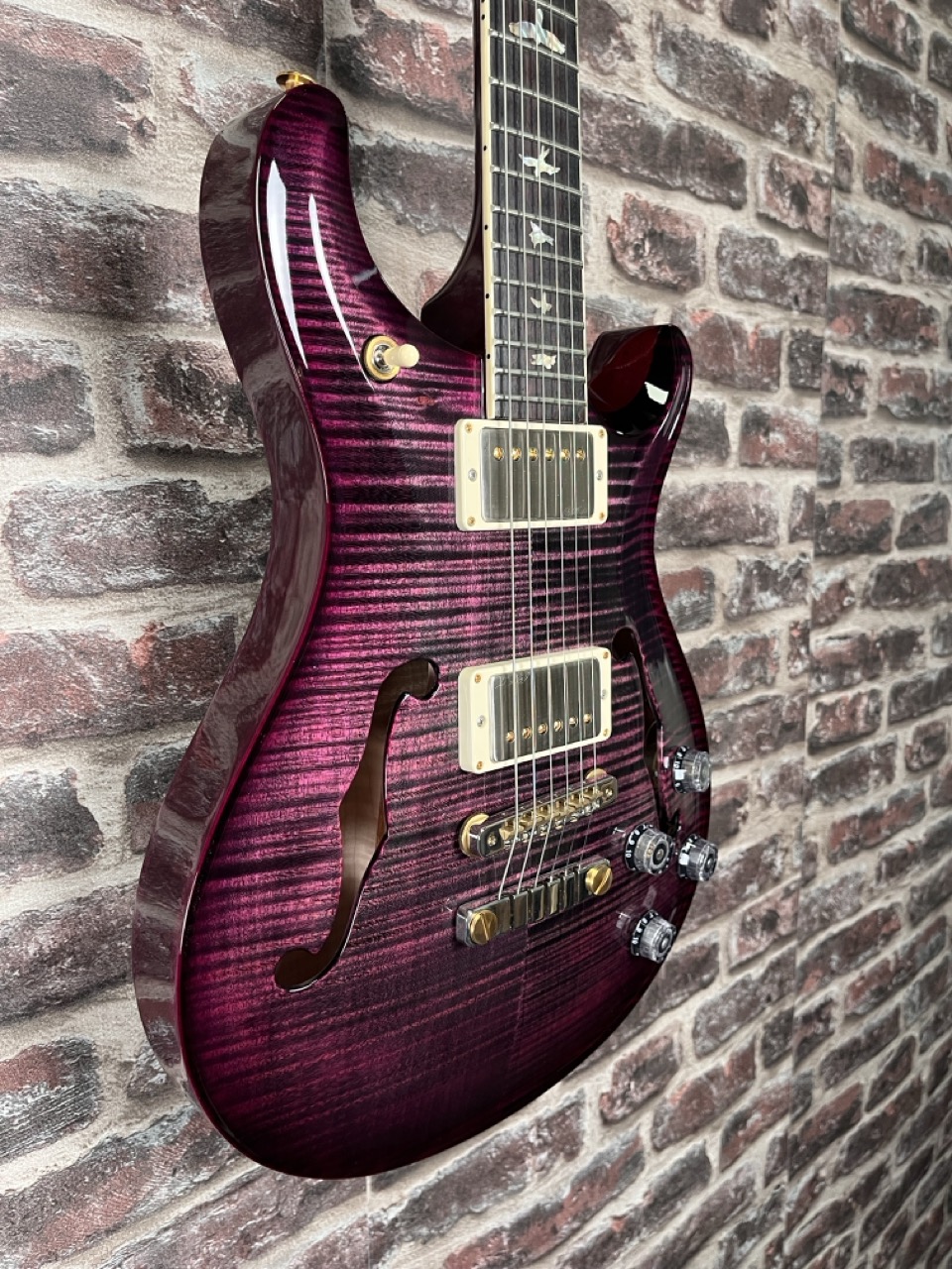 PRS McCarty 594 Hollowbody II 10 Top Purple Iris Wrap Burst Custom Color
