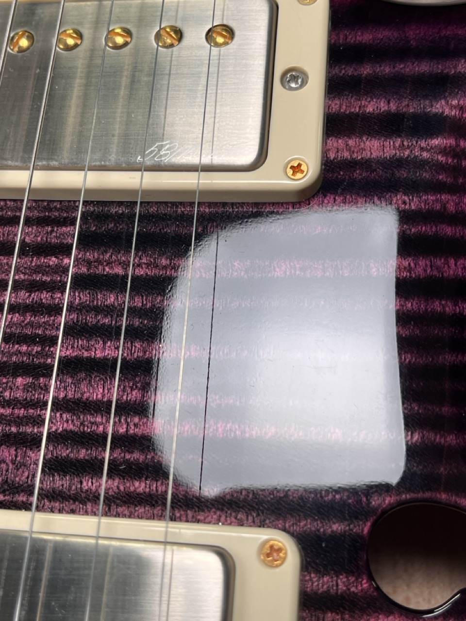 PRS McCarty 594 Hollowbody II 10 Top Purple Iris Wrap Burst Custom Color