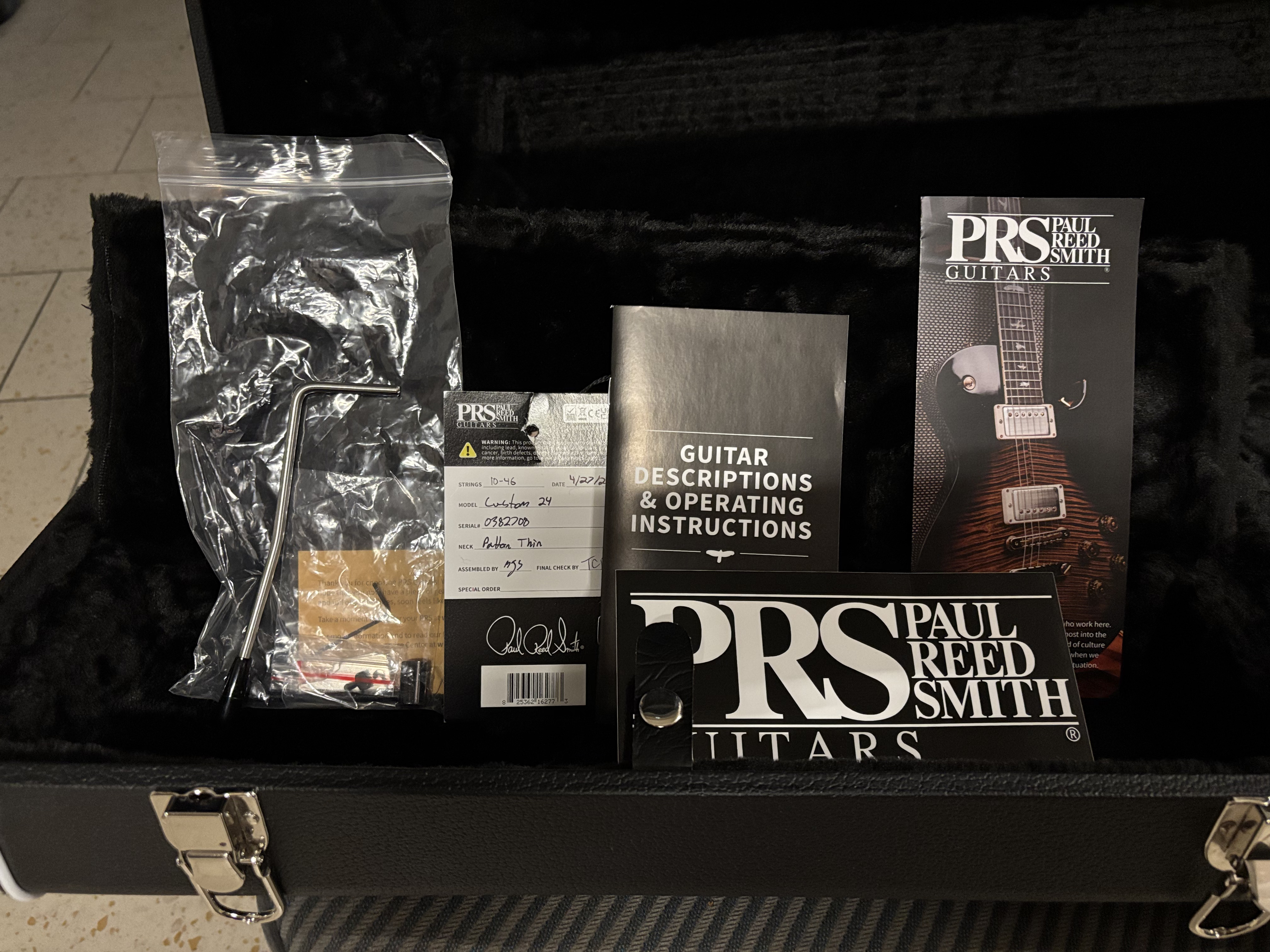 PRS Custom 24 Thin Yellow Tiger OCCASION