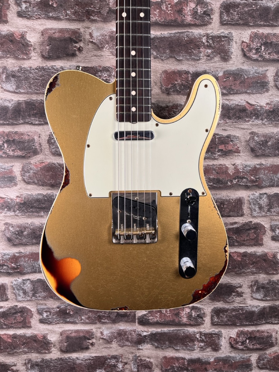 FENDER LTD 60 TELECASTER RELIC AZTEC GOLD PAINTOVER SUNBURST OCCASION