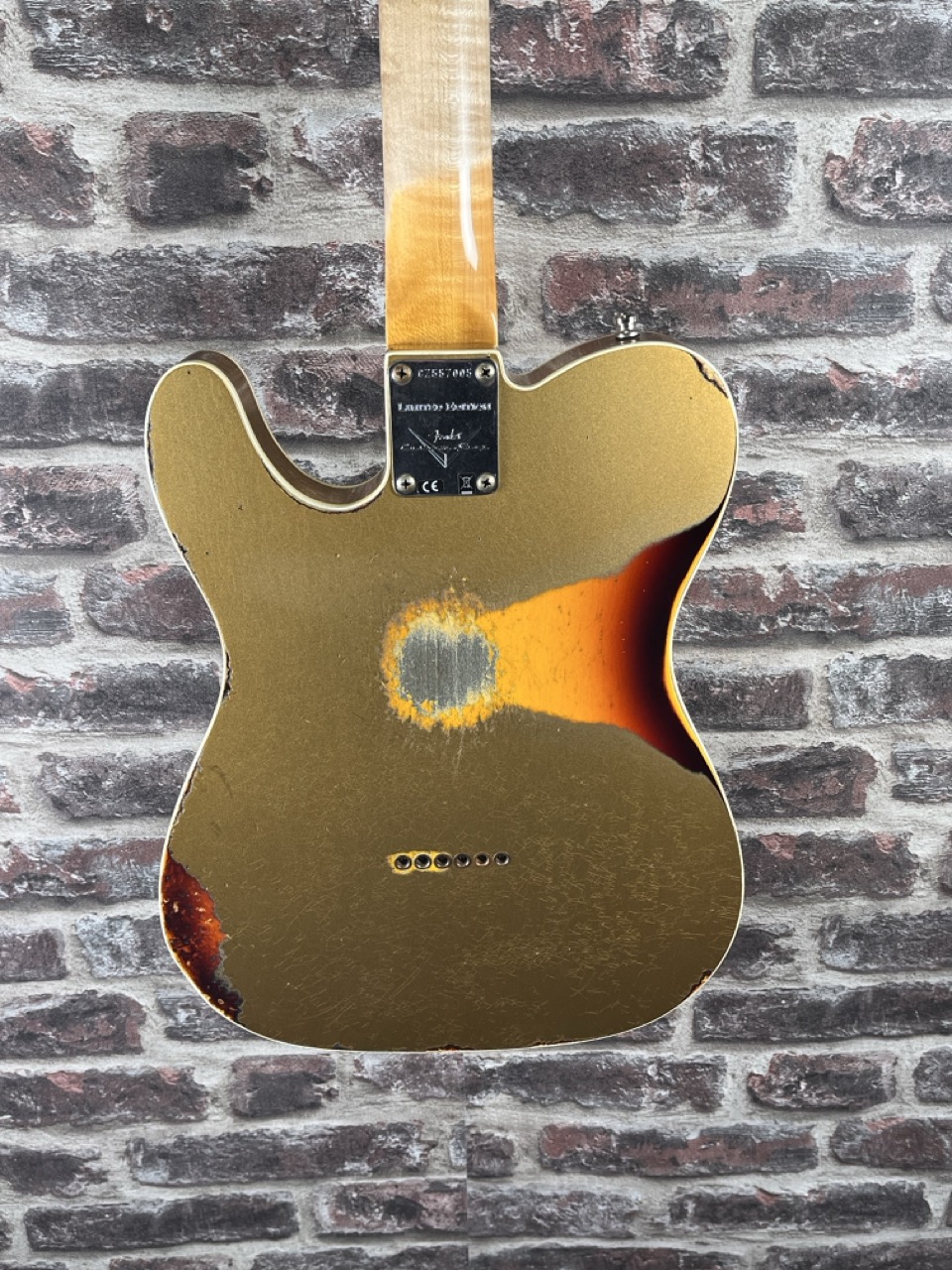 FENDER LTD 60 TELECASTER RELIC AZTEC GOLD PAINTOVER SUNBURST OCCASION