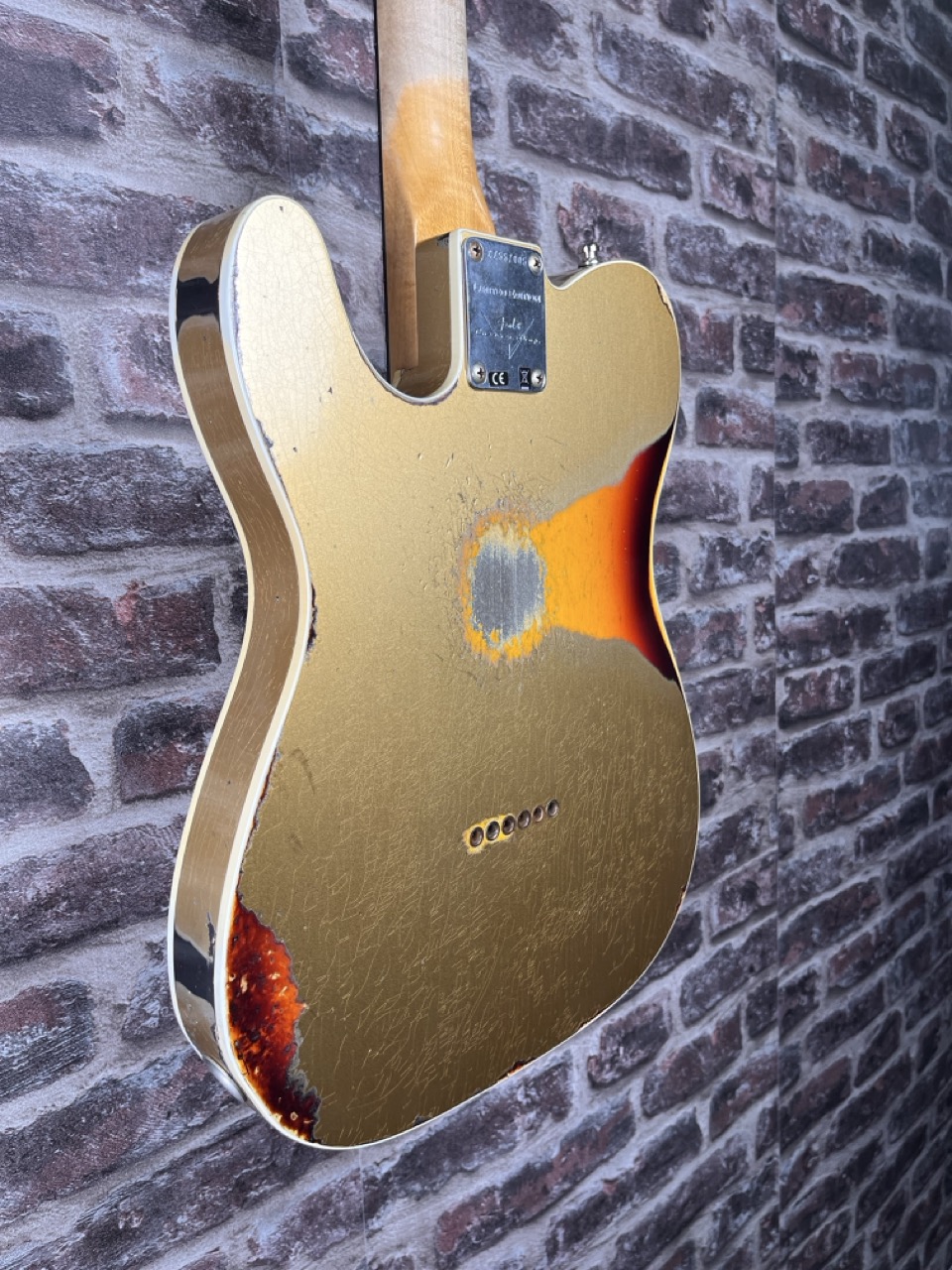 FENDER LTD 60 TELECASTER RELIC AZTEC GOLD PAINTOVER SUNBURST OCCASION