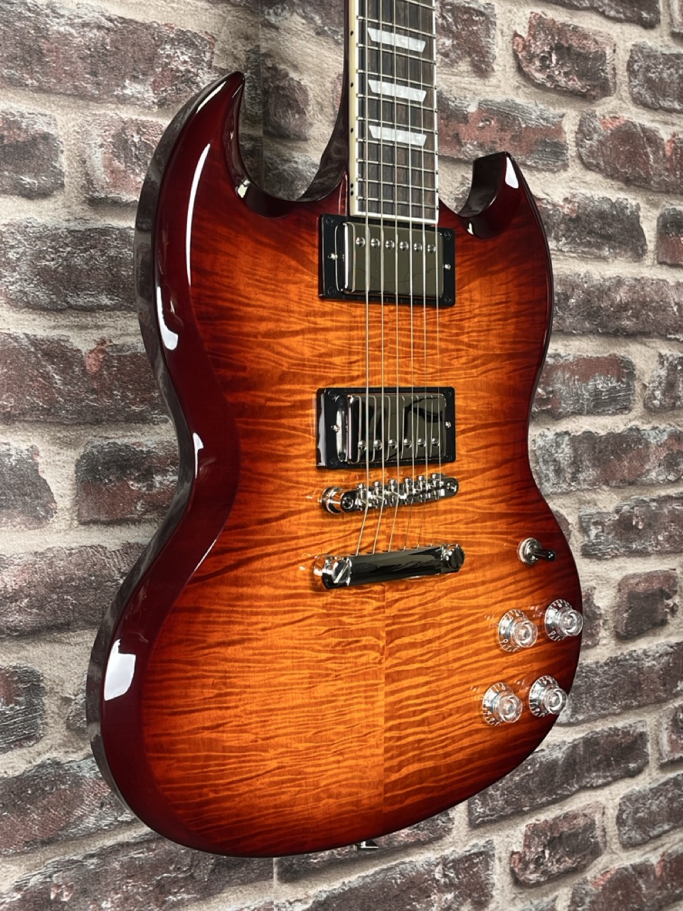 Epiphone SG Modern Figured Mojave Burst Stock B