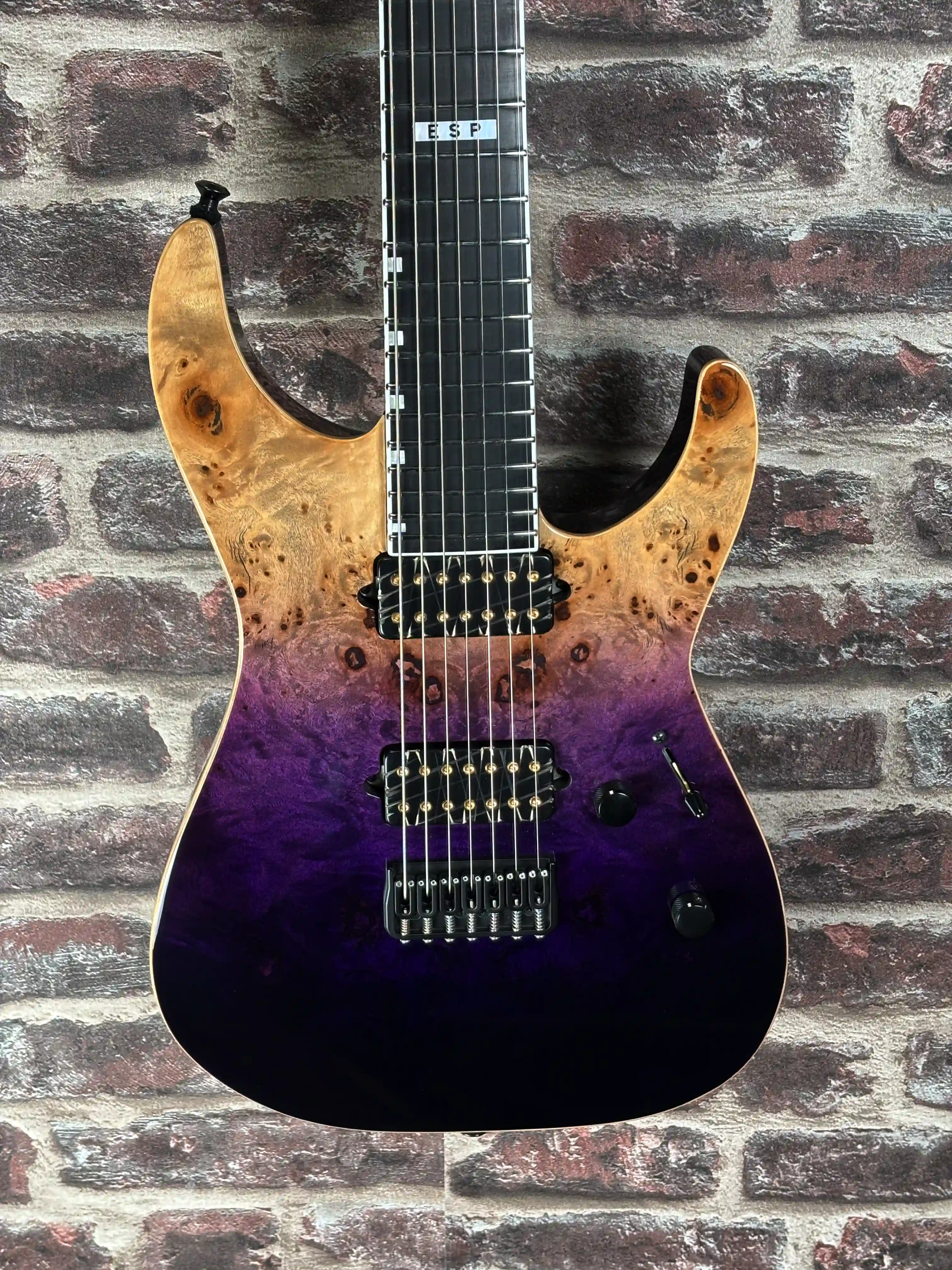 ESP E‑II M‑II‑7 NT Purple Natural Fade OCCASION