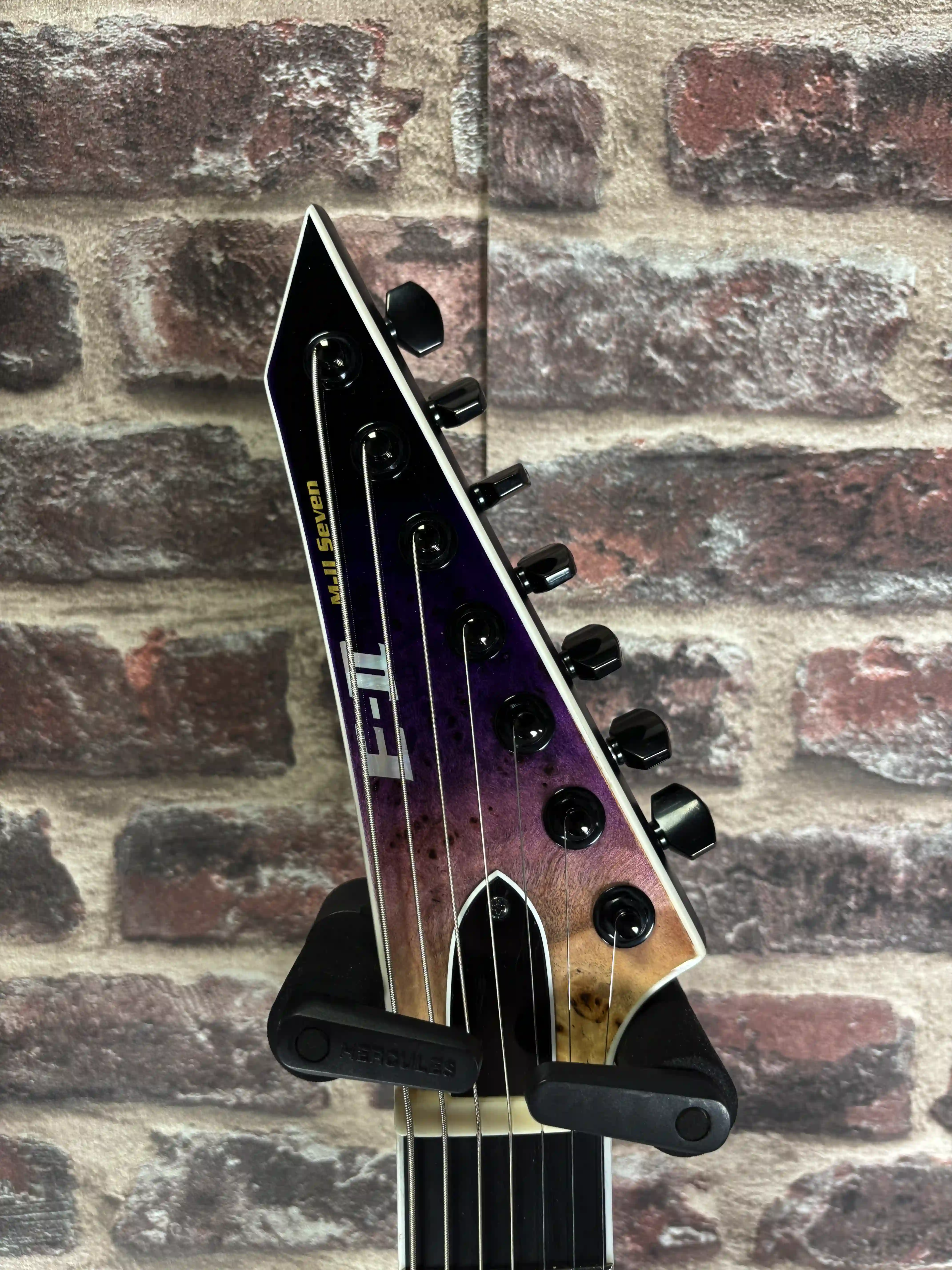 ESP E‑II M‑II‑7 NT Purple Natural Fade OCCASION