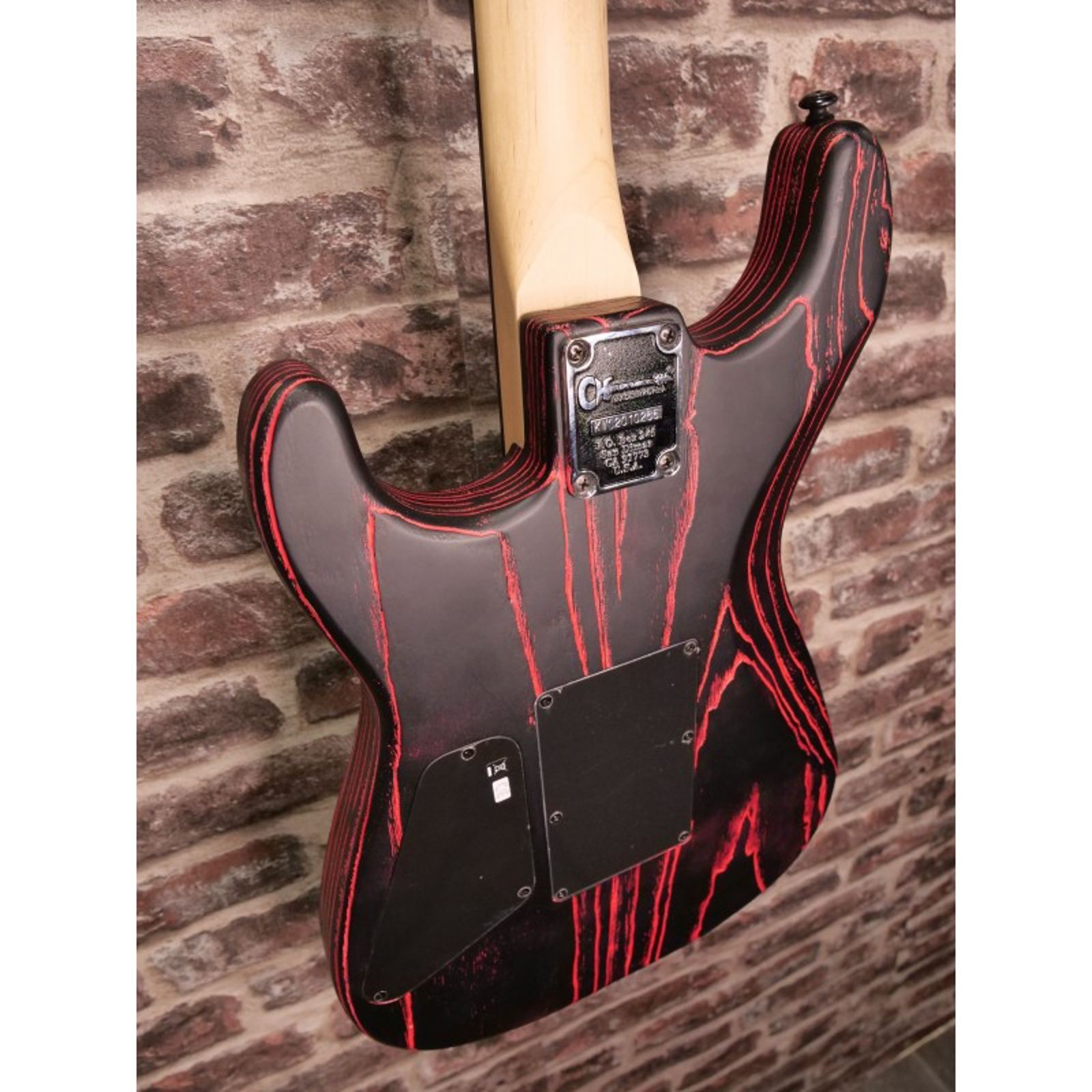 Charvel Pro‑Mod San Dimas Style 1 HH FR E Ash (Neon Pink Ash)