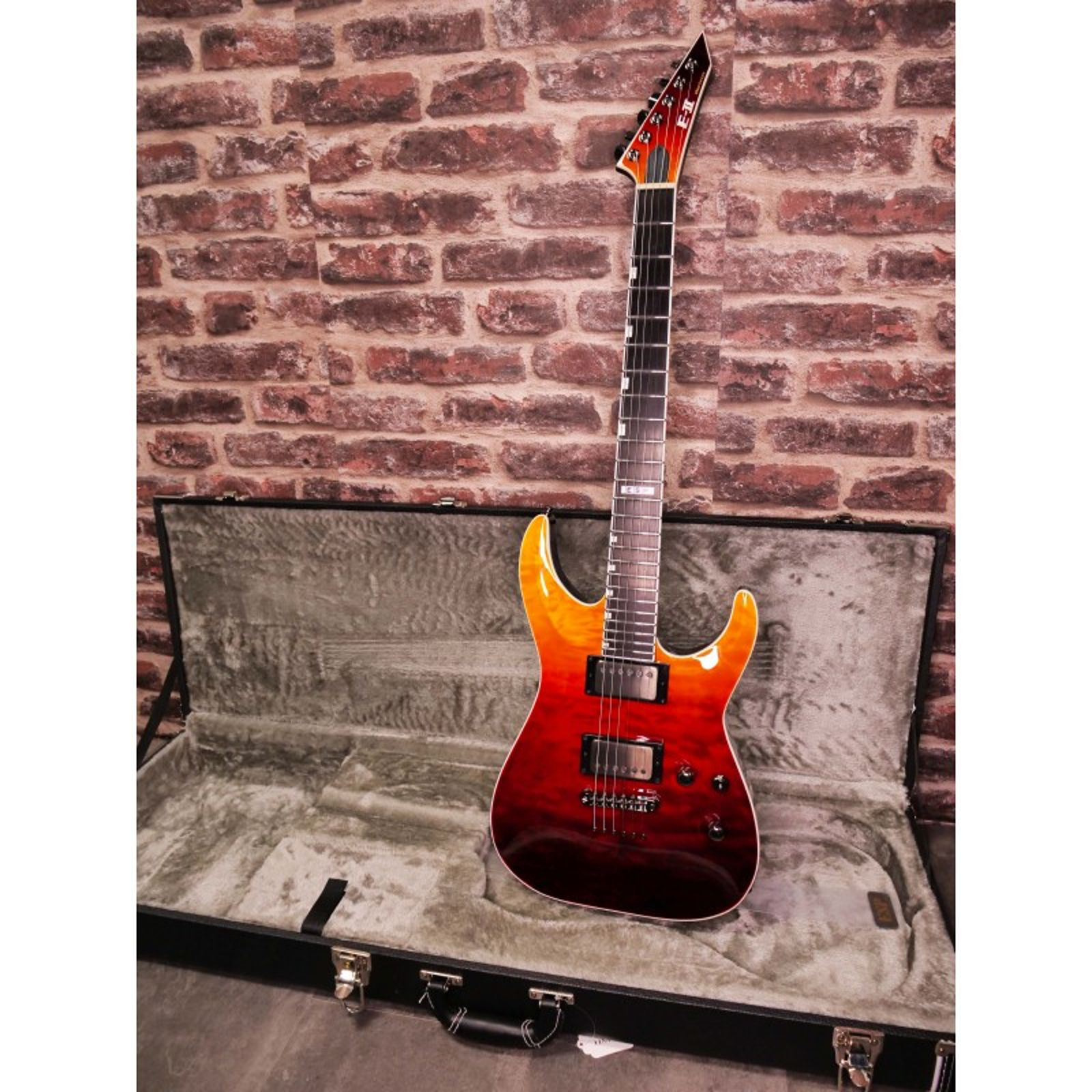 ESP E‑II Horizon NT‑II Tiger Eye Amber Fade