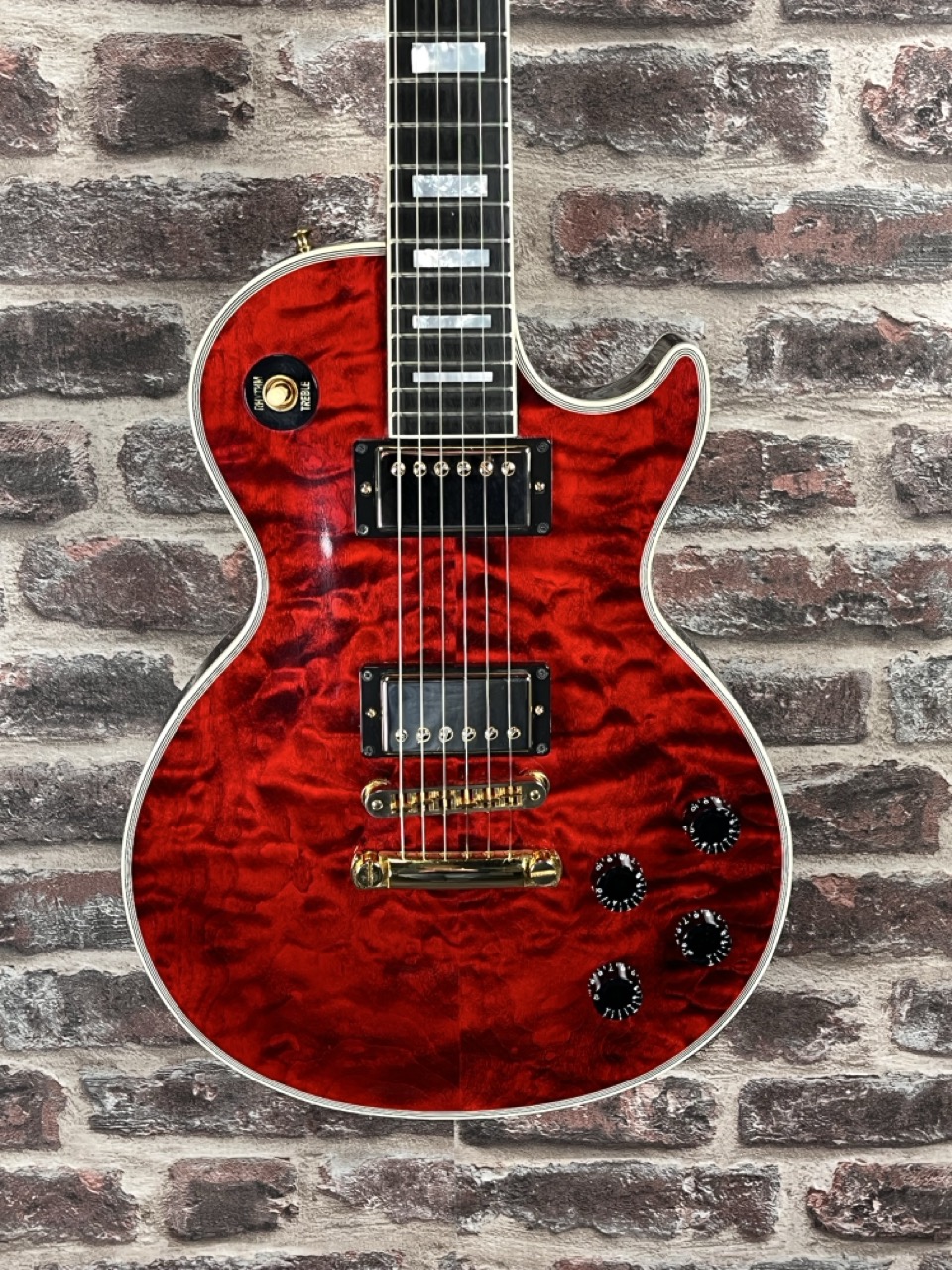 Gibson Custom Shop Les Paul Custom Quilt Fire Tiger OCCASION