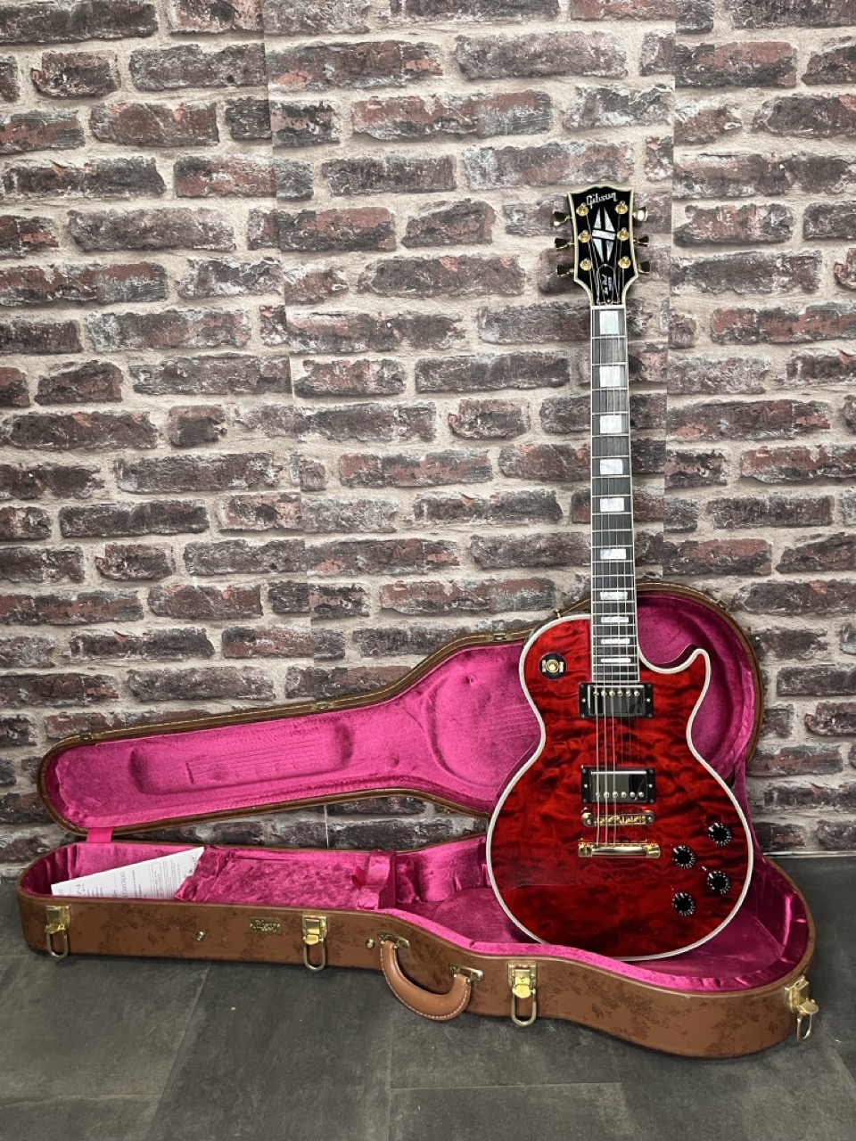 Gibson Custom Shop Les Paul Custom Quilt Fire Tiger OCCASION