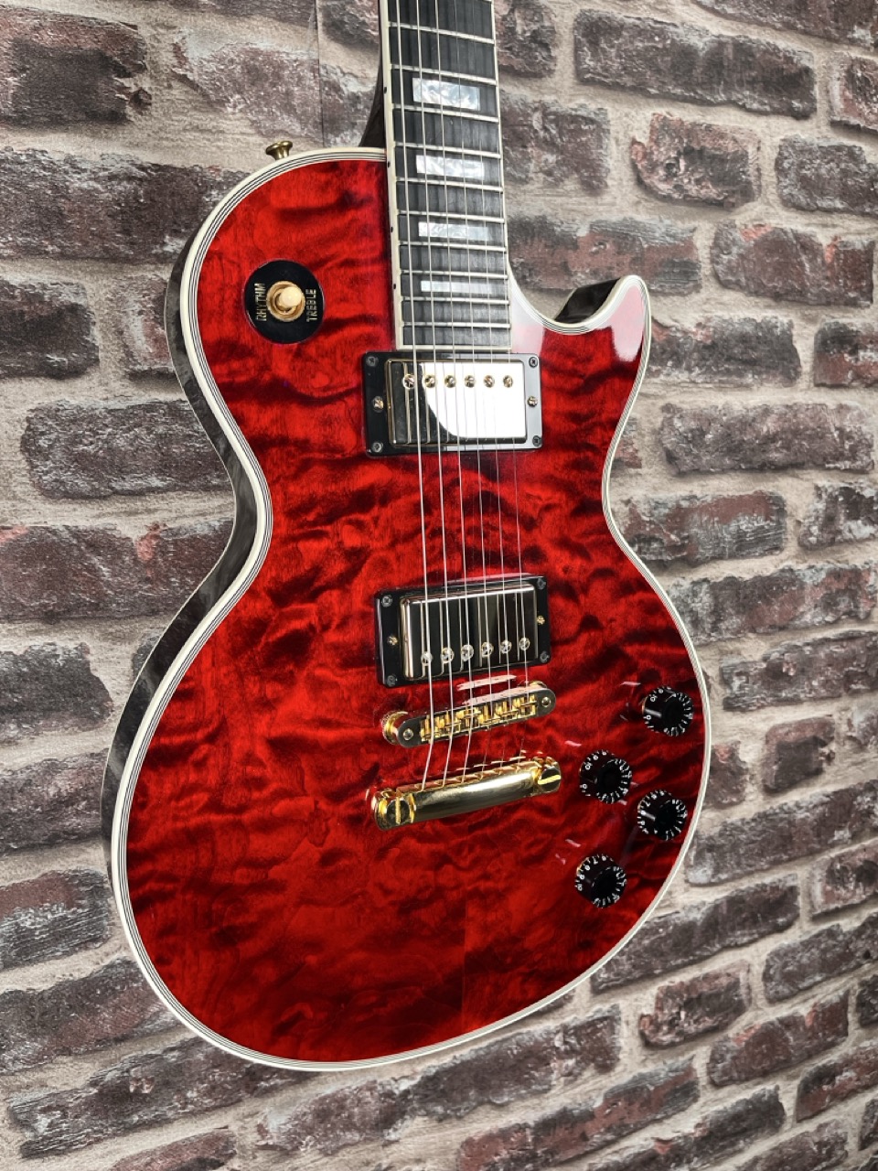Gibson Custom Shop Les Paul Custom Quilt Fire Tiger OCCASION