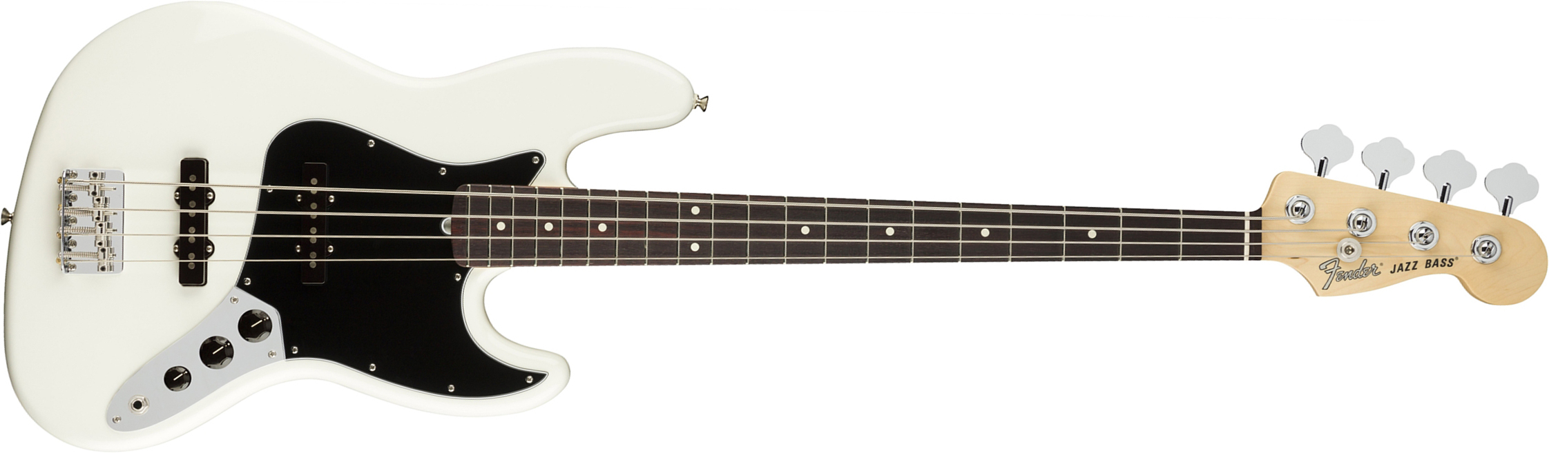 Fender American Performer Jazz Bass, finition Arctic White