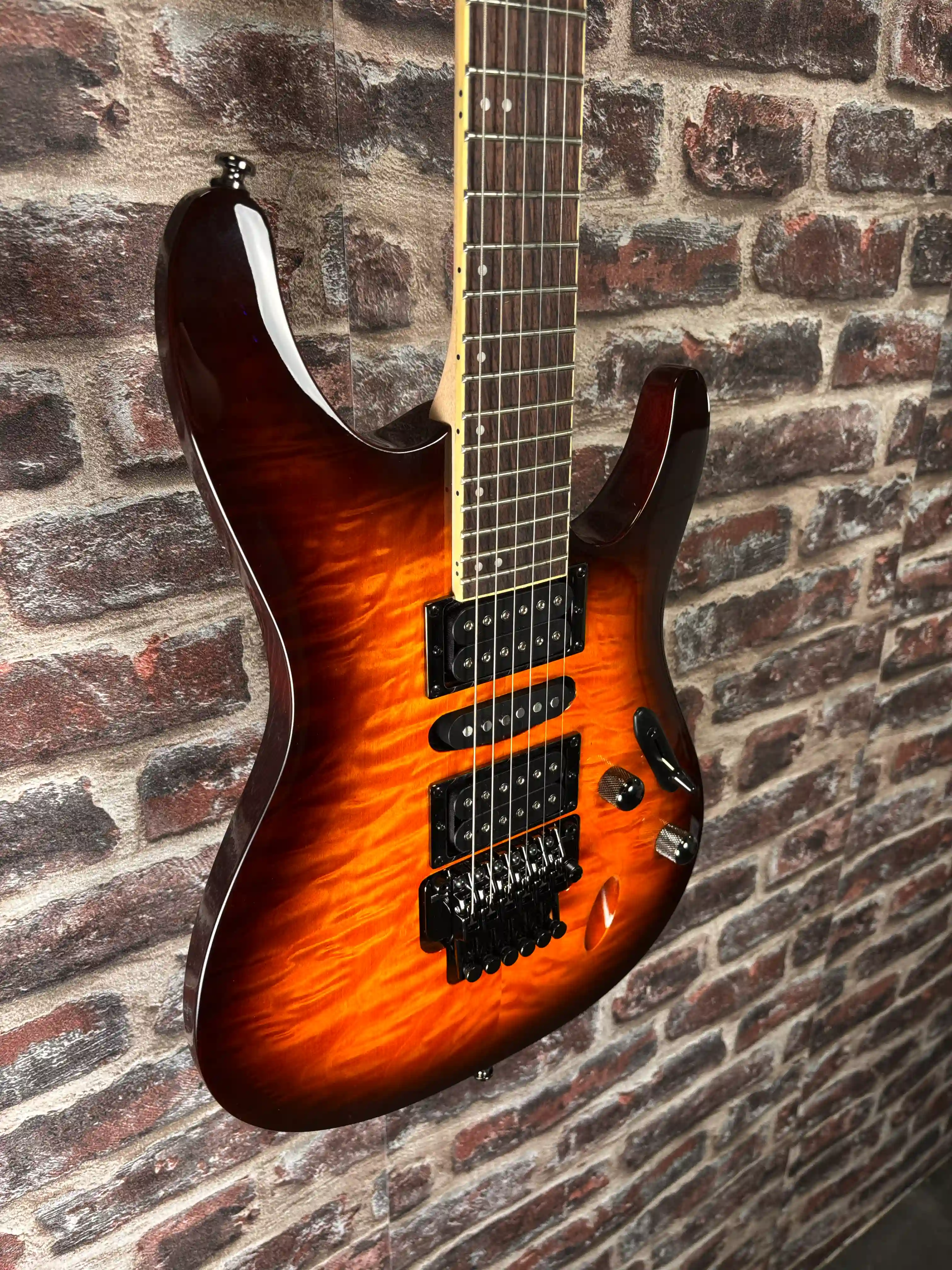 Ibanez S670QM Dragon Eye Burst OCCASION