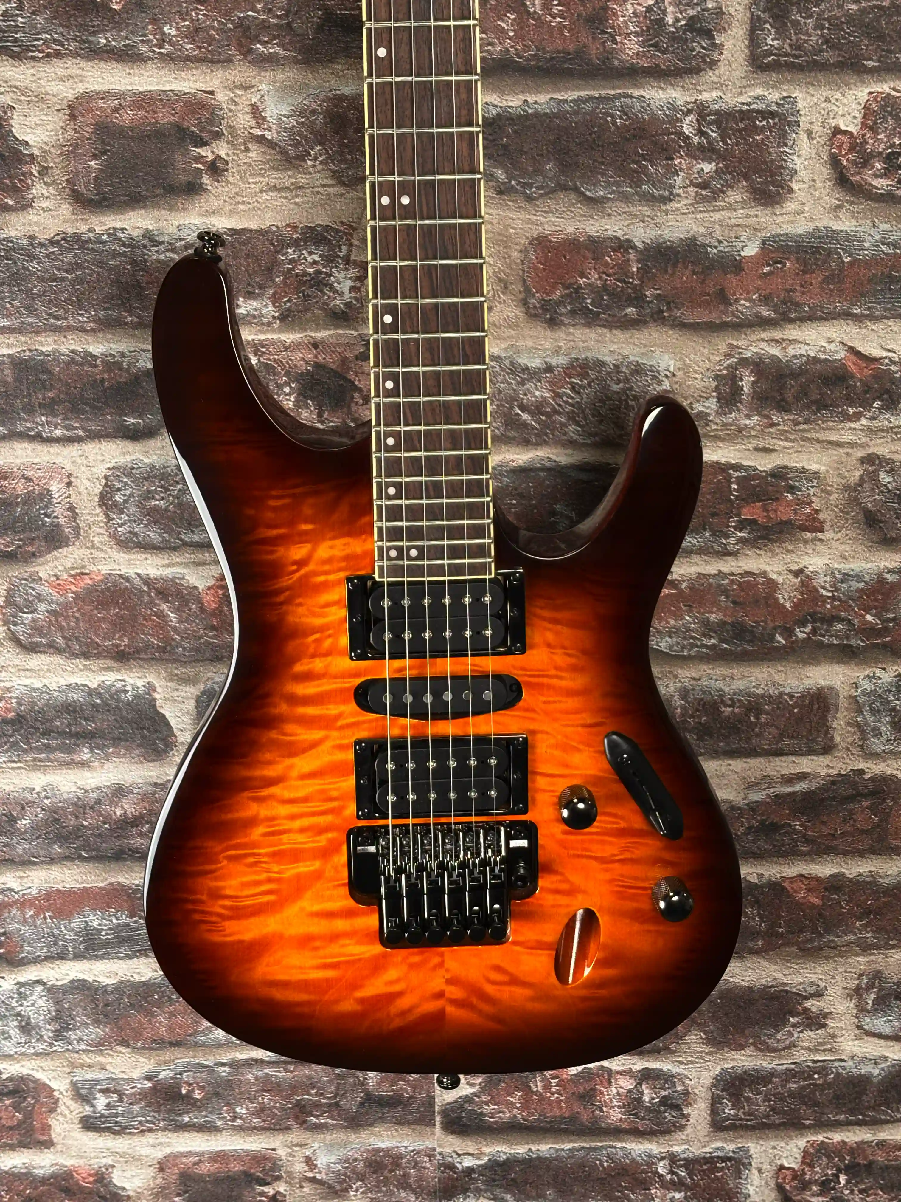 Ibanez S670QM Dragon Eye Burst OCCASION