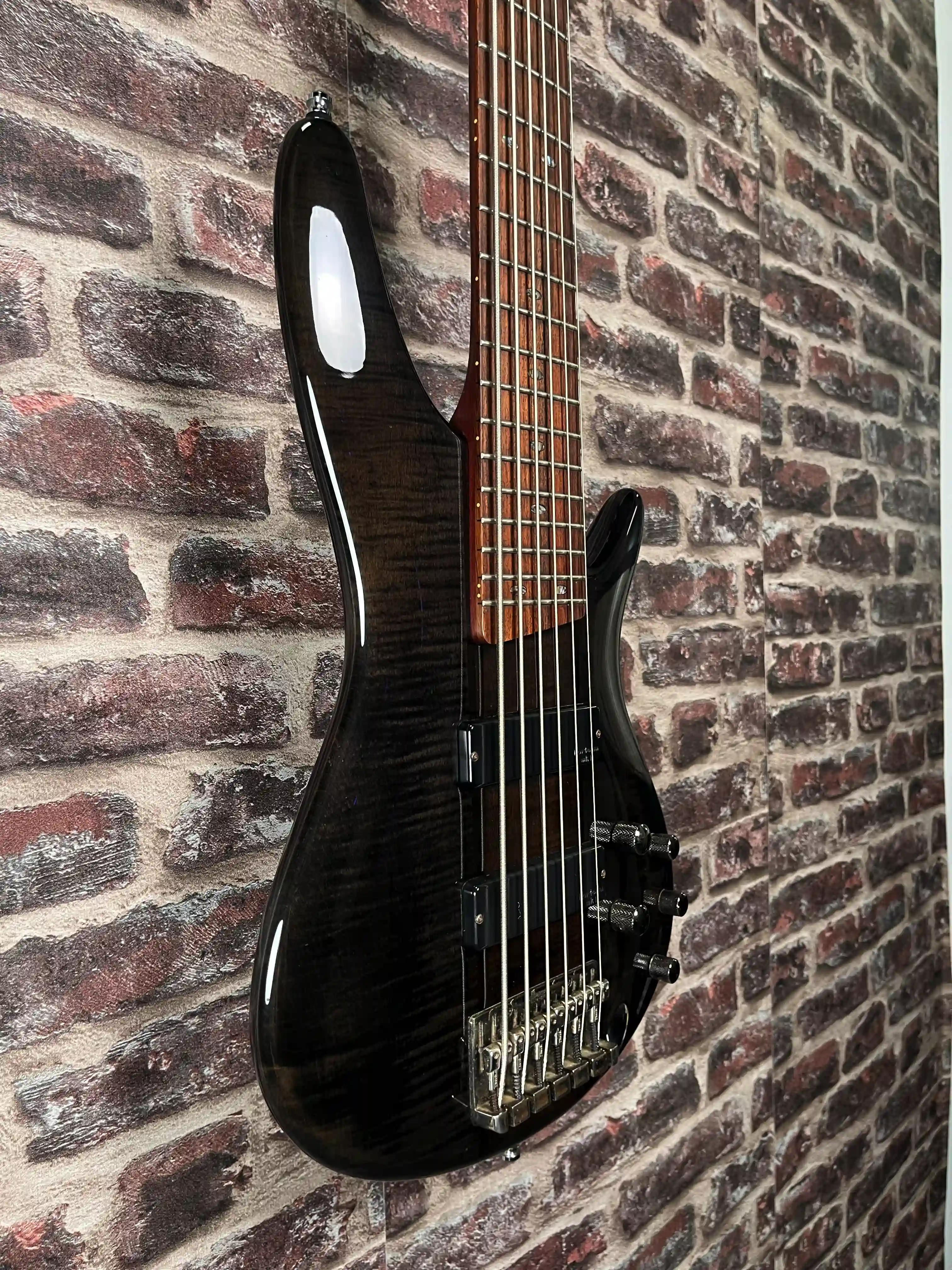 Ibanez SR 706 transparent black Korean OCCASION