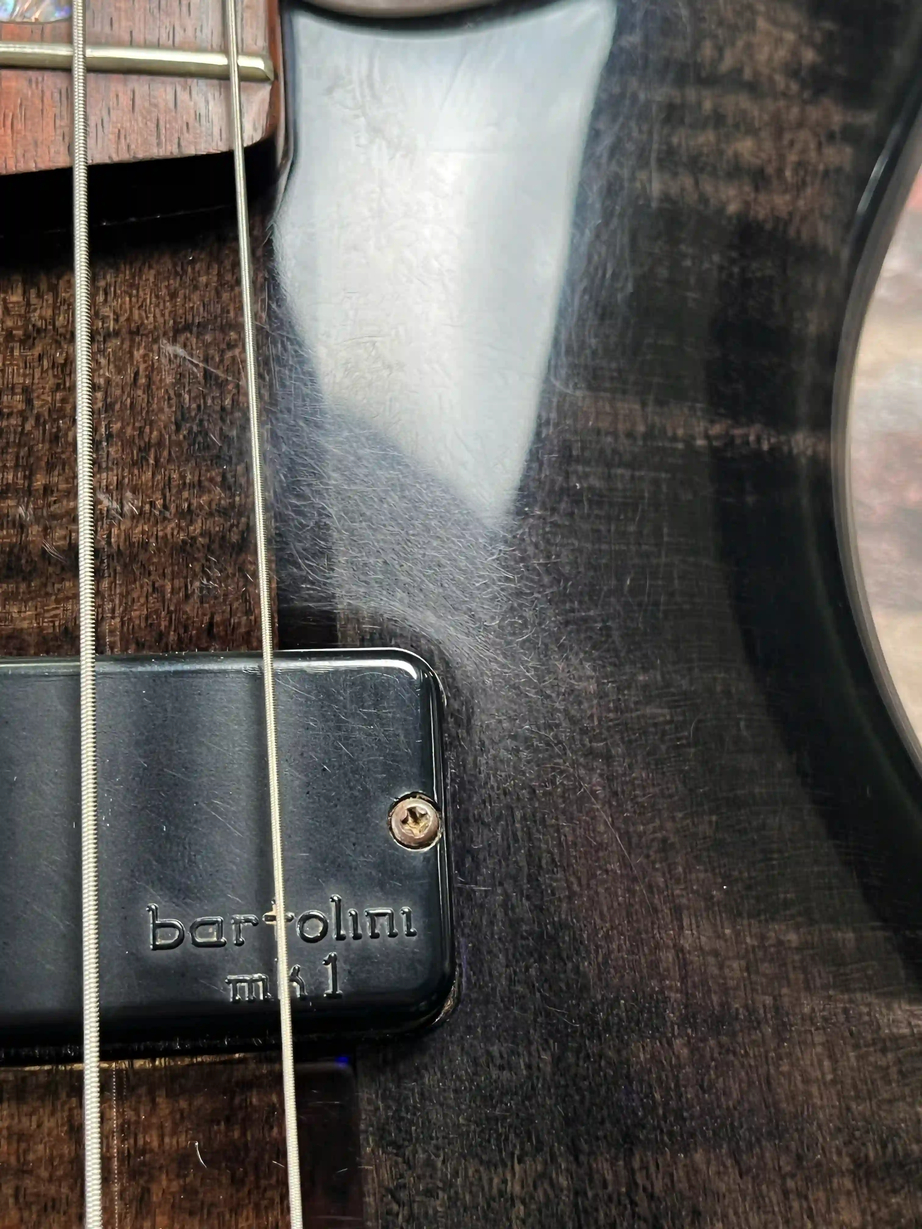 Ibanez SR 706 transparent black Korean OCCASION