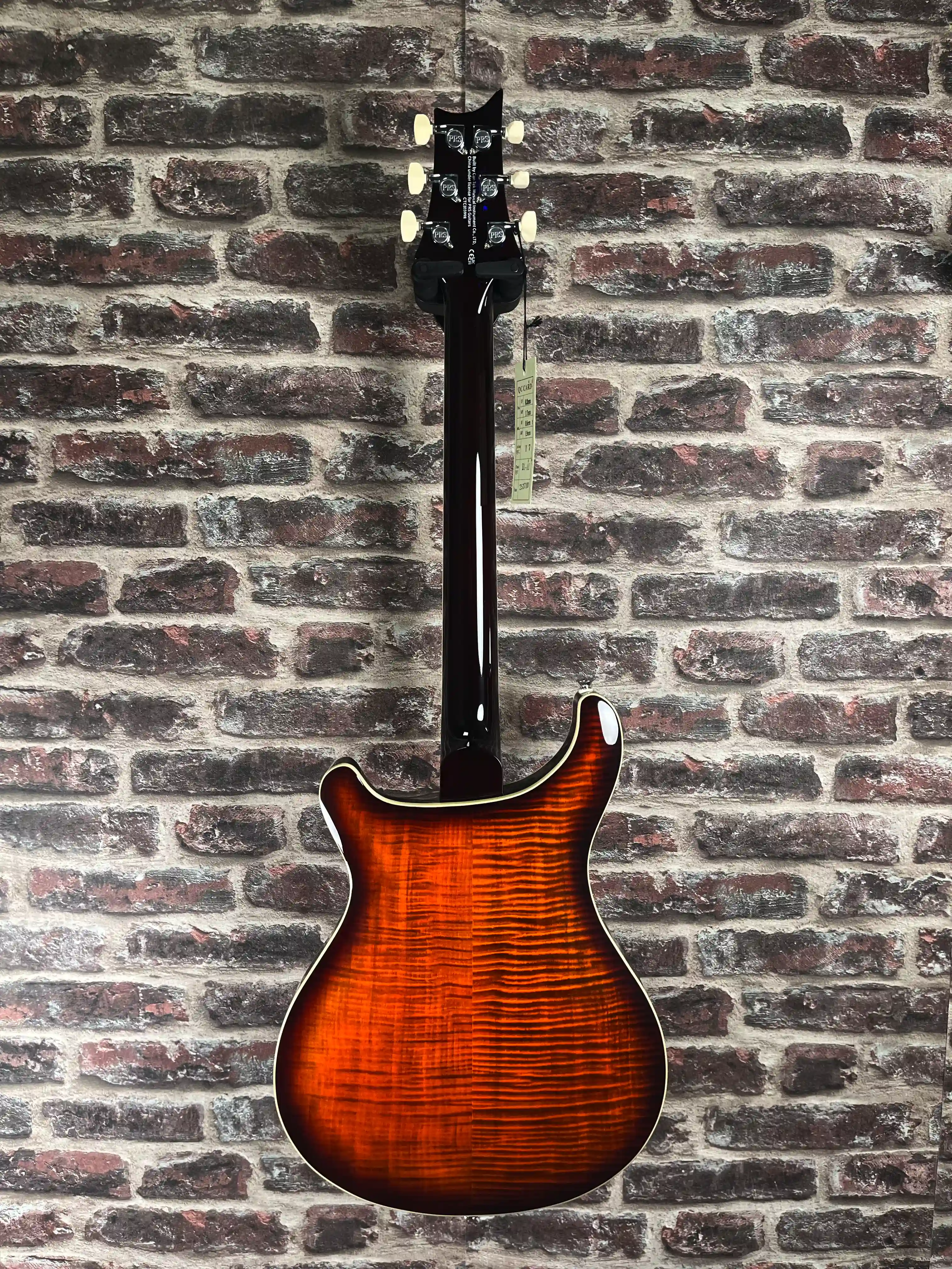 PRS SE Hollowbody II Piezo Orange Tiger Smokeburst 