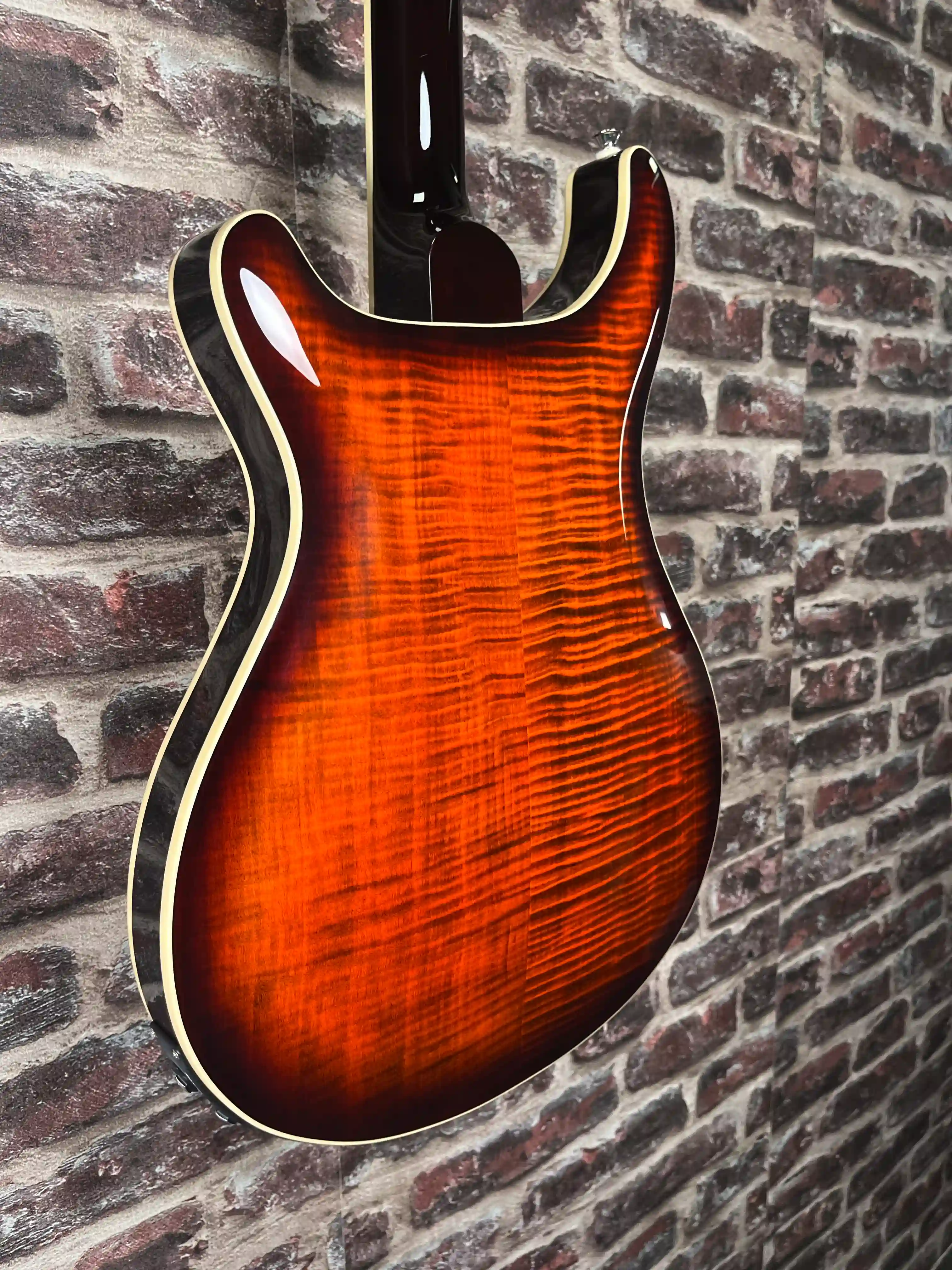 PRS SE Hollowbody II Piezo Orange Tiger Smokeburst 