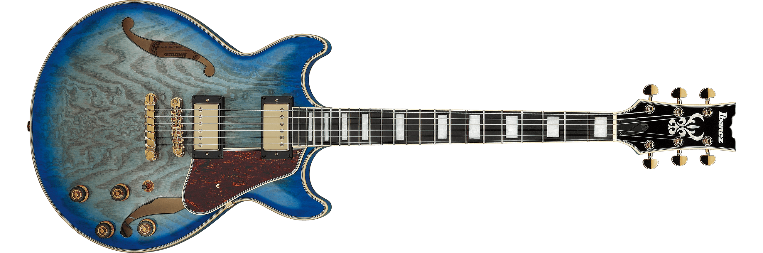 Ibanez AM93QA Jet Blue Burst