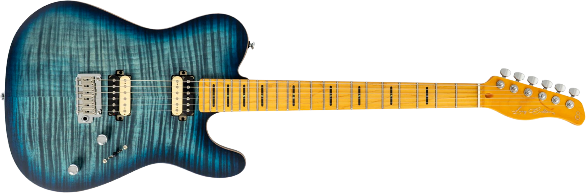 Sire Larry Carlton T7 FM New Gen Transparent Blue Maple