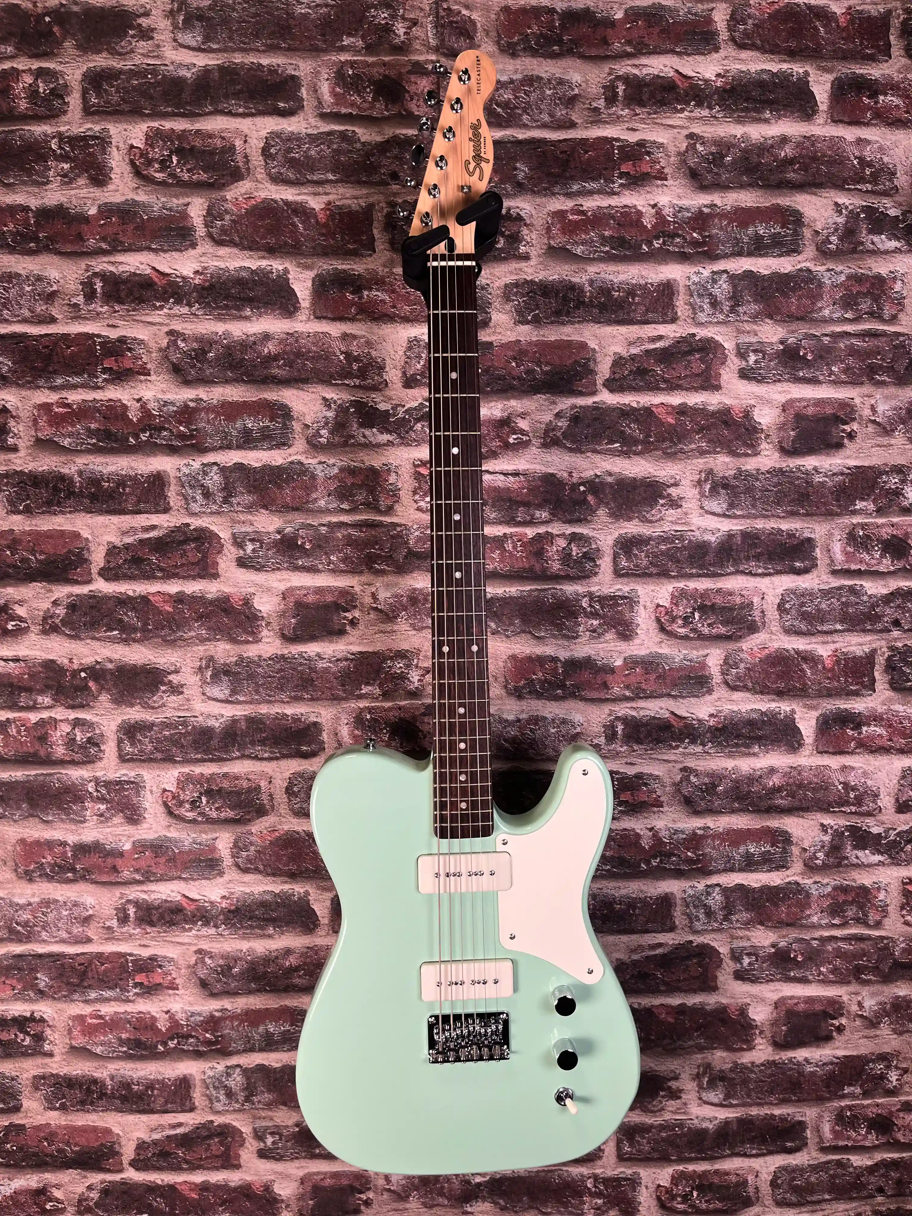Squier Paranormal Telecaster Baritone Cabronita Surf Green OCCASION