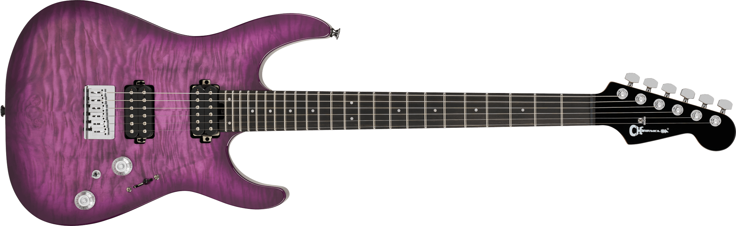 Charvel Pro-Mod Plus DK24 HH HT EB QM Violet Radiance