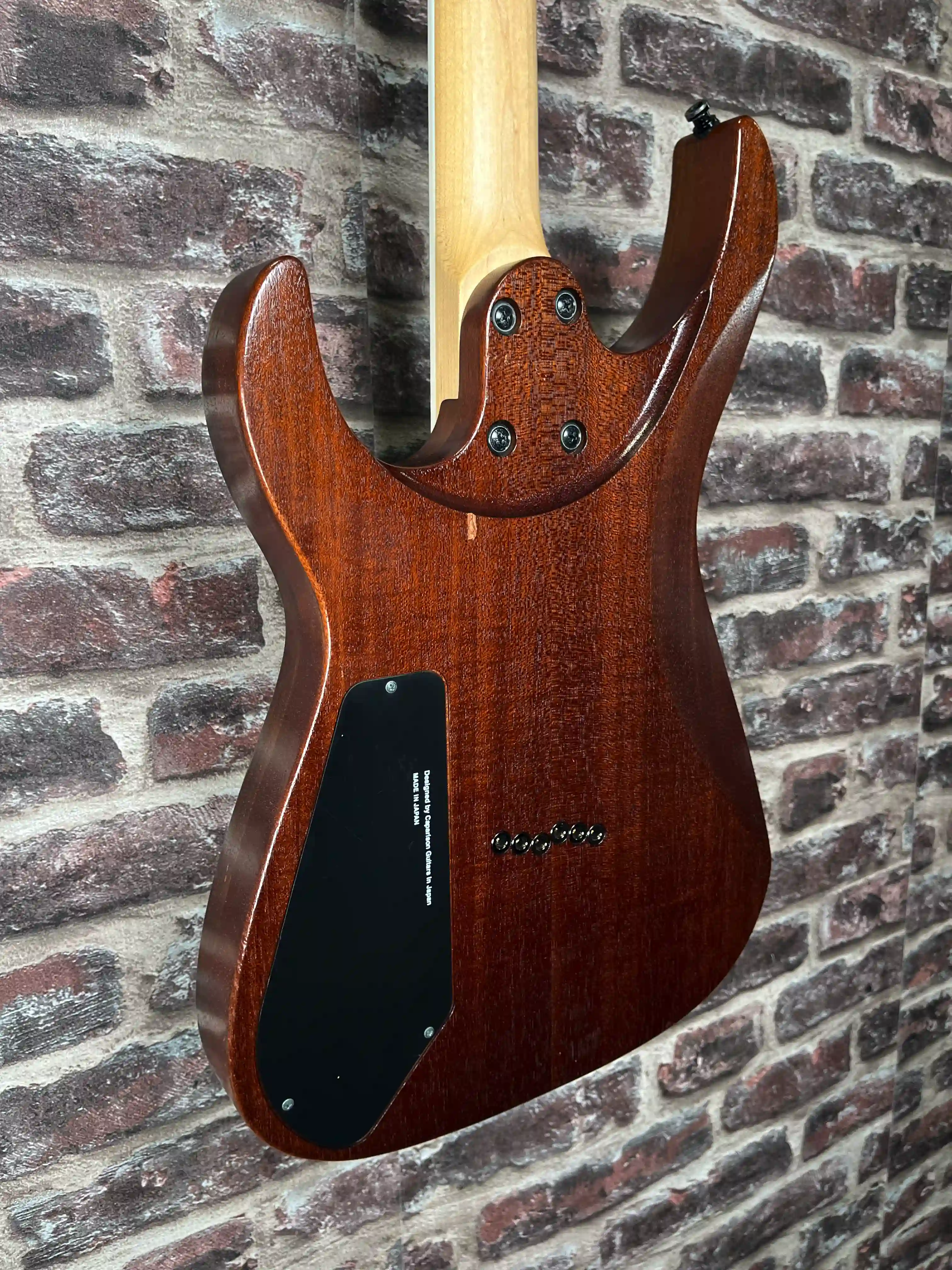 Caparison Dellinger–WB‑FX 6 cordes Walnut top OCCASION