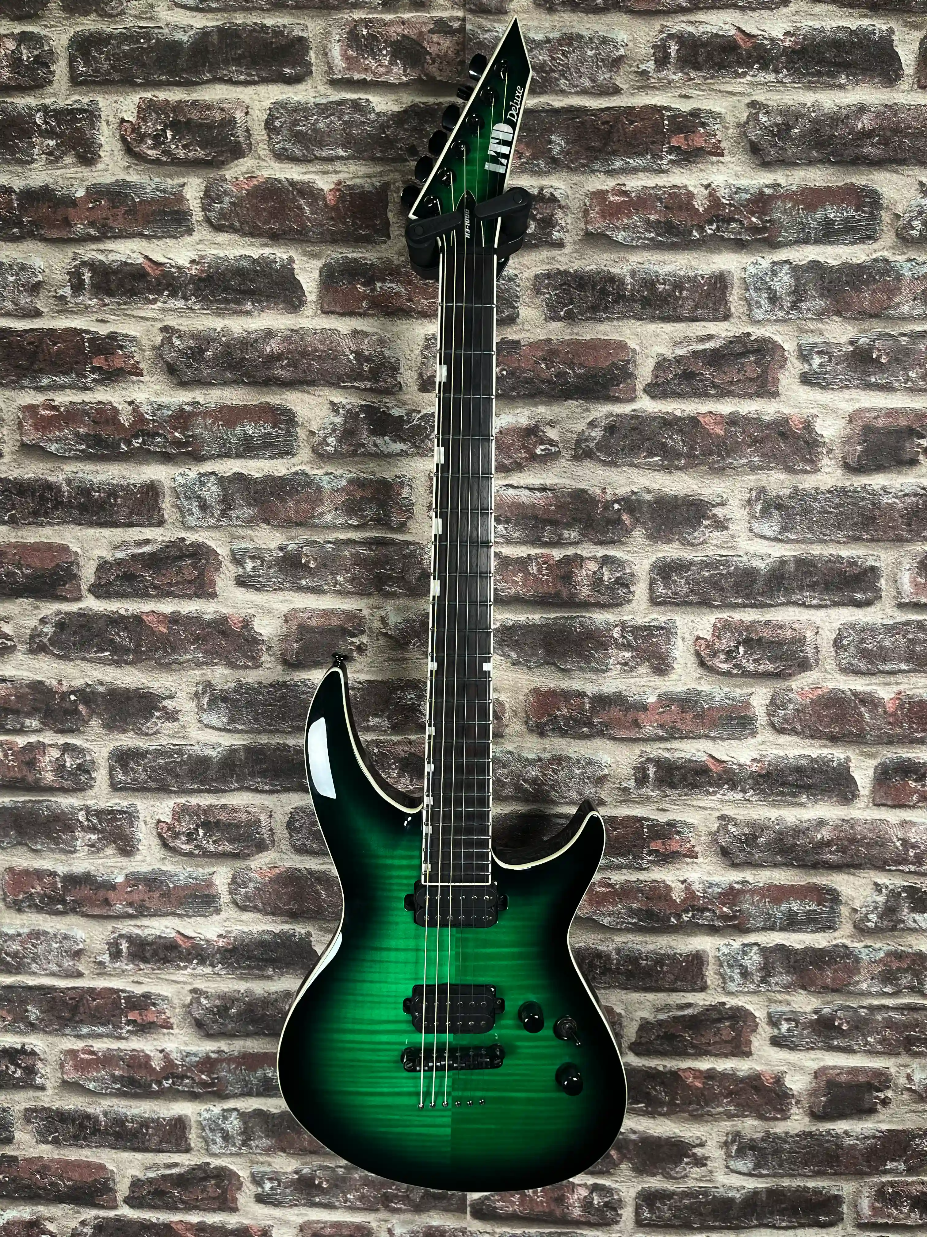 LTD H3-1000 FM Black Turqoise Burst OCCASION
