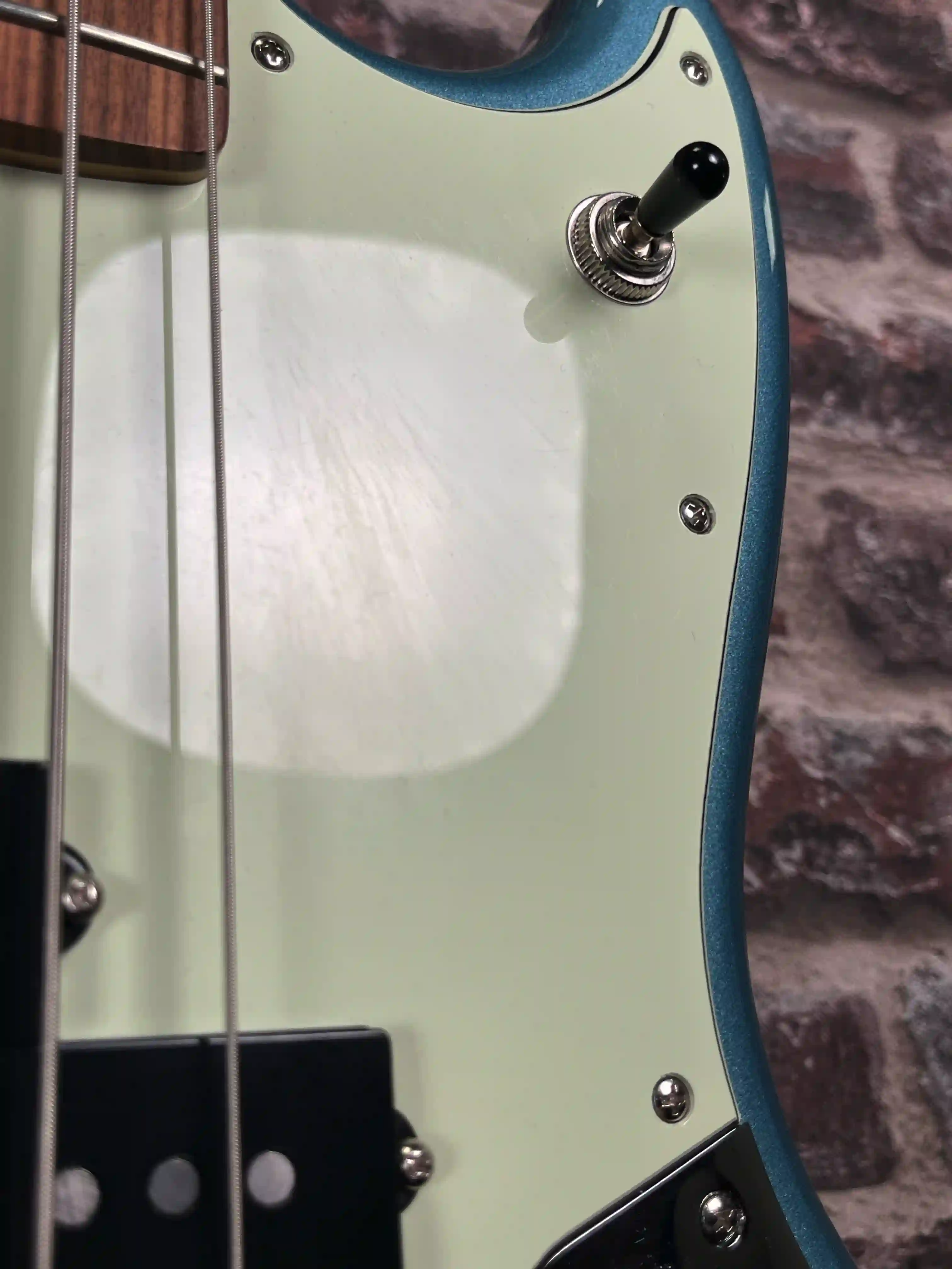 Fender Mustang Bass PJ Édition Limitée Tidepool OCCASION
