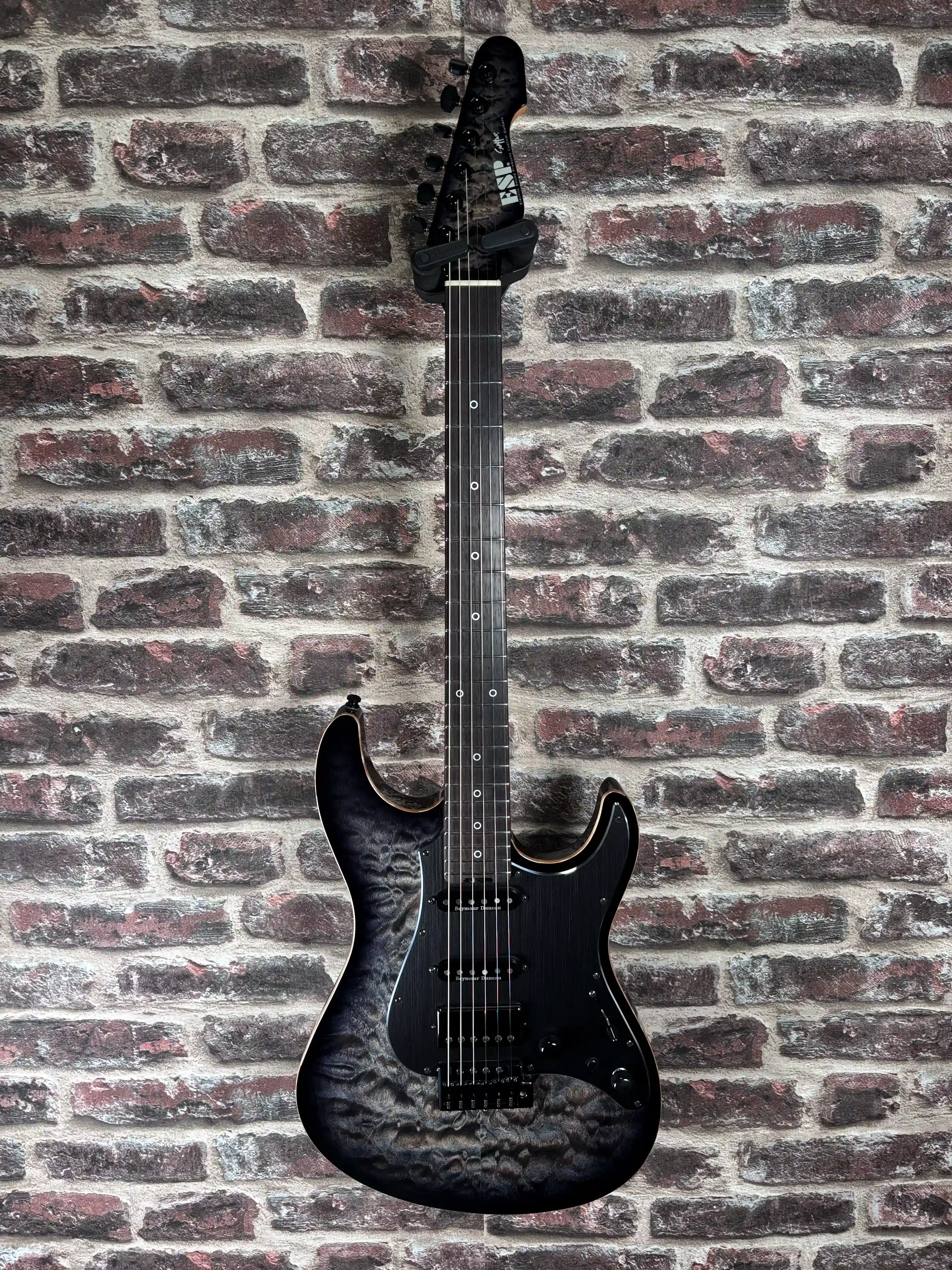 ESP Snapper CTM/QM 20th Anniversary See Thru Black Sunburst