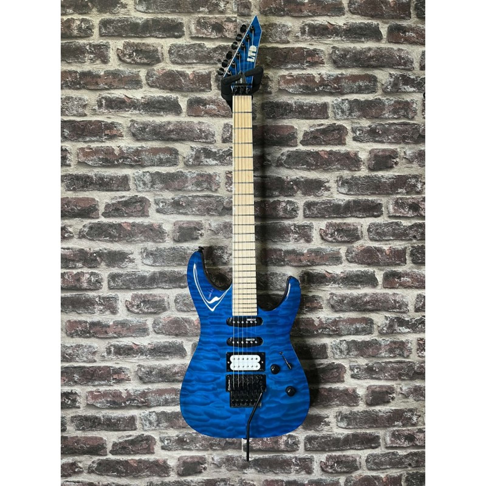 LTD MH‑203QM Trans Blue DiMarzio OCCASION