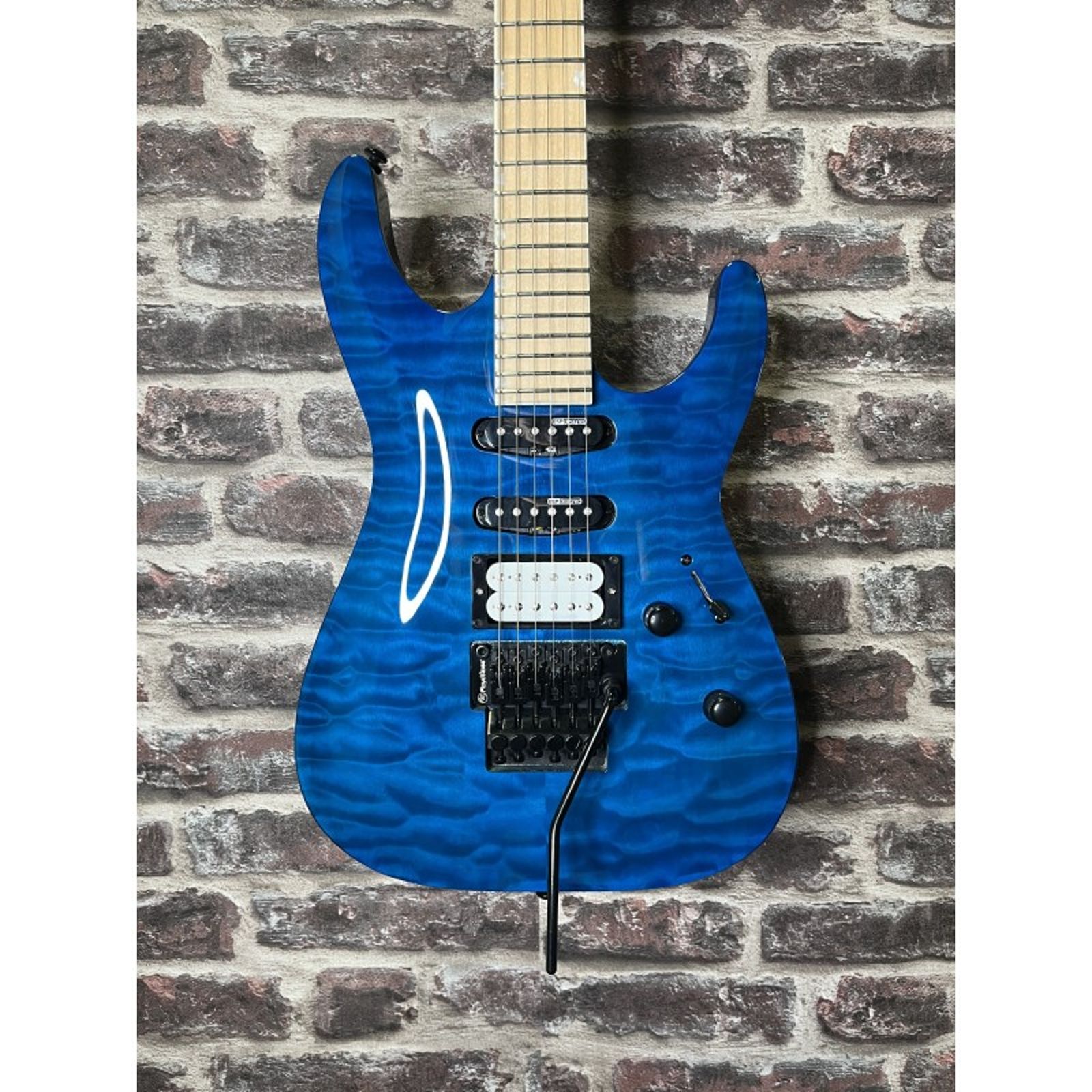 LTD MH‑203QM Trans Blue DiMarzio OCCASION