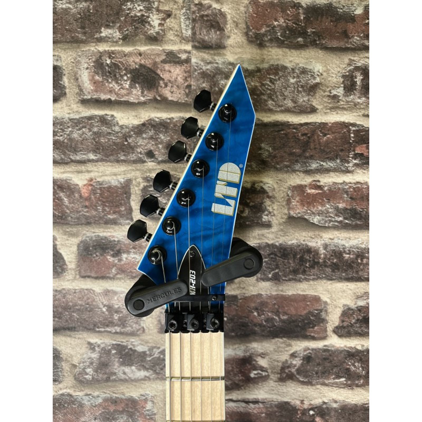 LTD MH‑203QM Trans Blue DiMarzio OCCASION