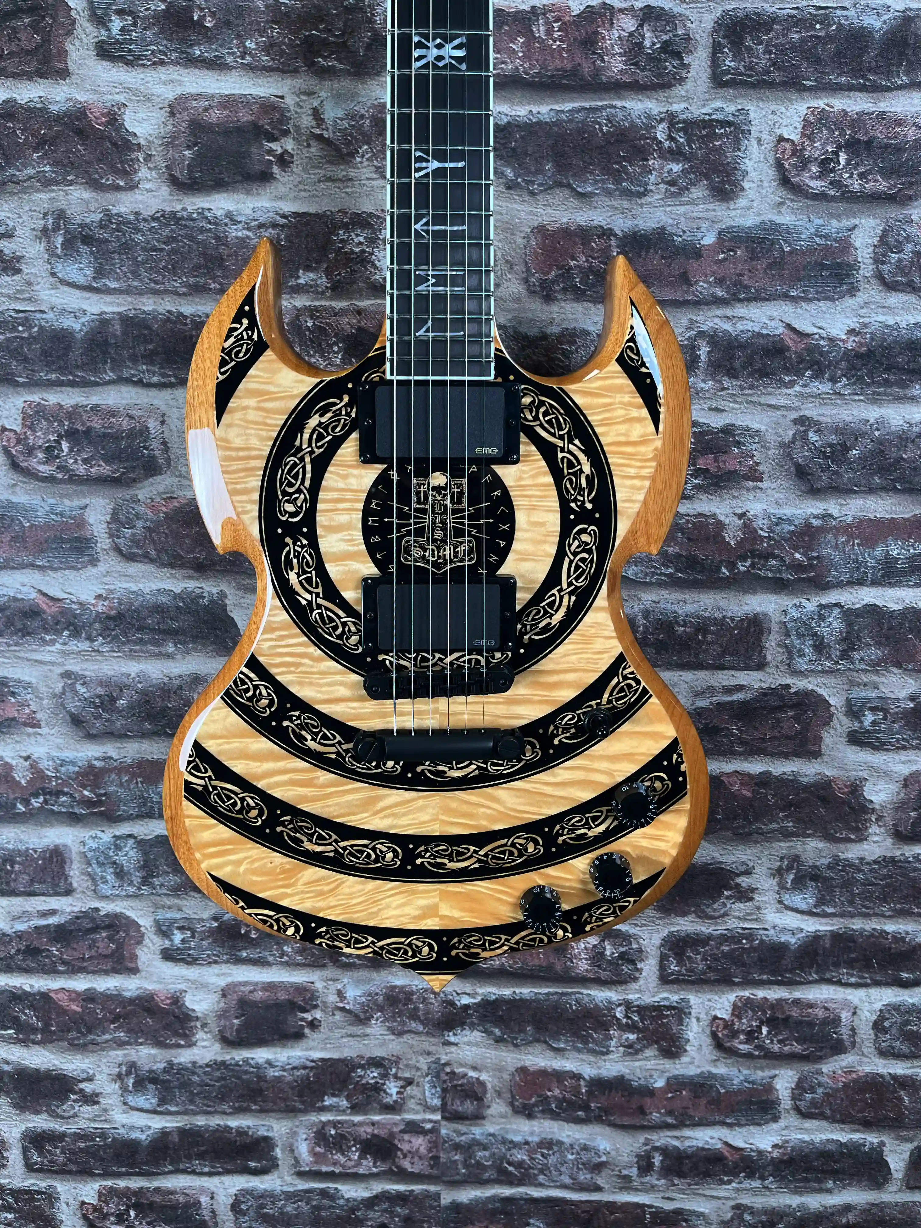 Wylde Audio Barbarian Norse Dragon Raw Top