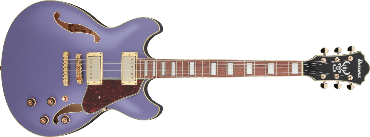 Ibanez AS73G Metallic Purple Flat