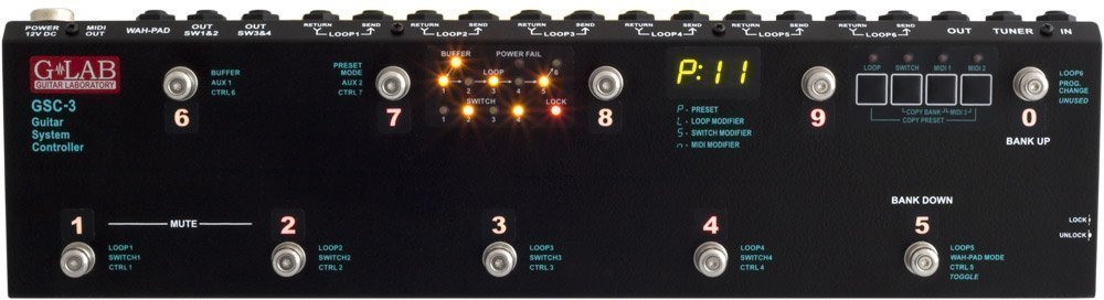 G-Lab GSC-3 Guitar System Controller OCCASION