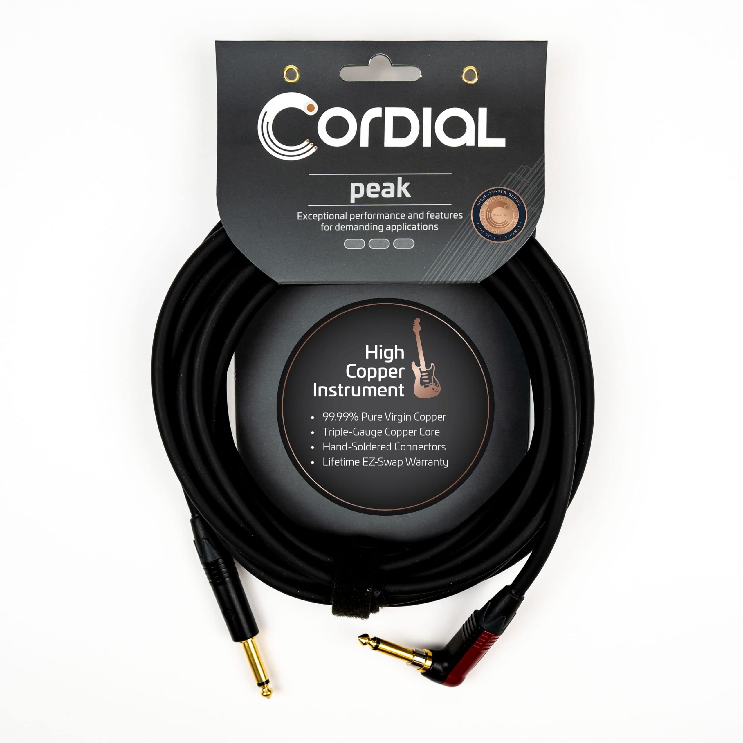Câble instrument Cordial CSI3PP‑SILENT 3 m