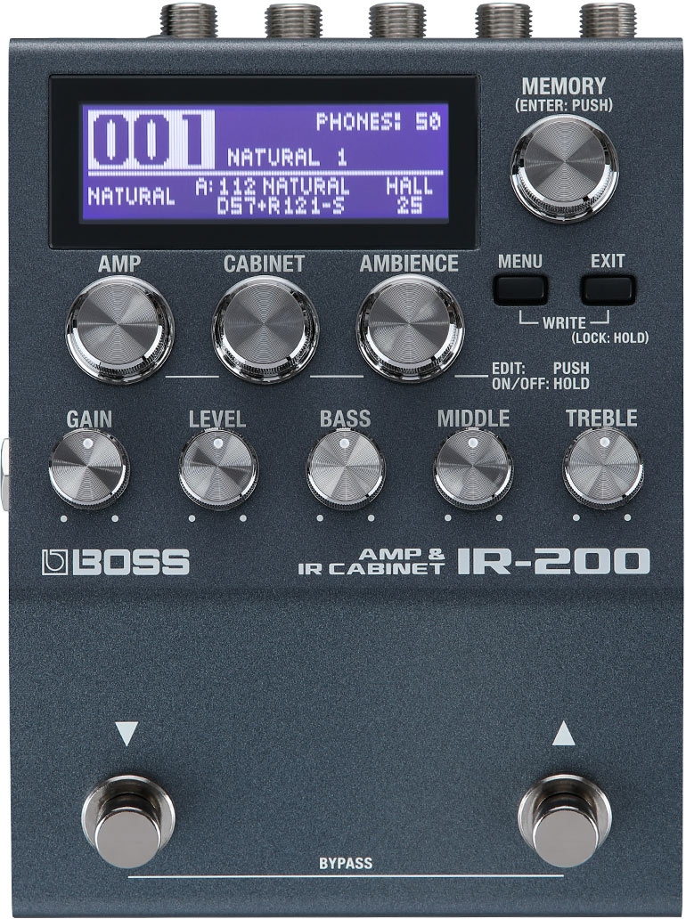 Boss IR‑200 ampli et IR de baffle Stock B