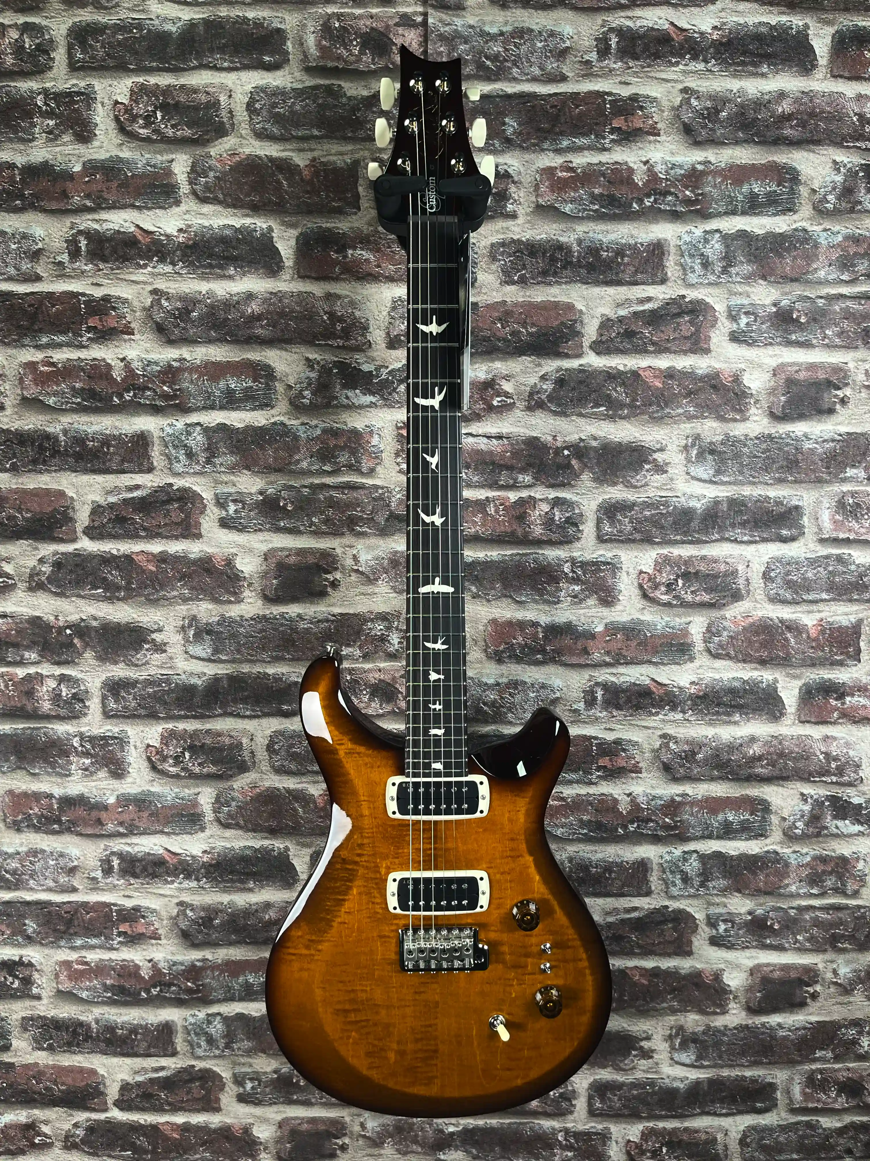 PRS S2 Custom 24‑08 Black Amber