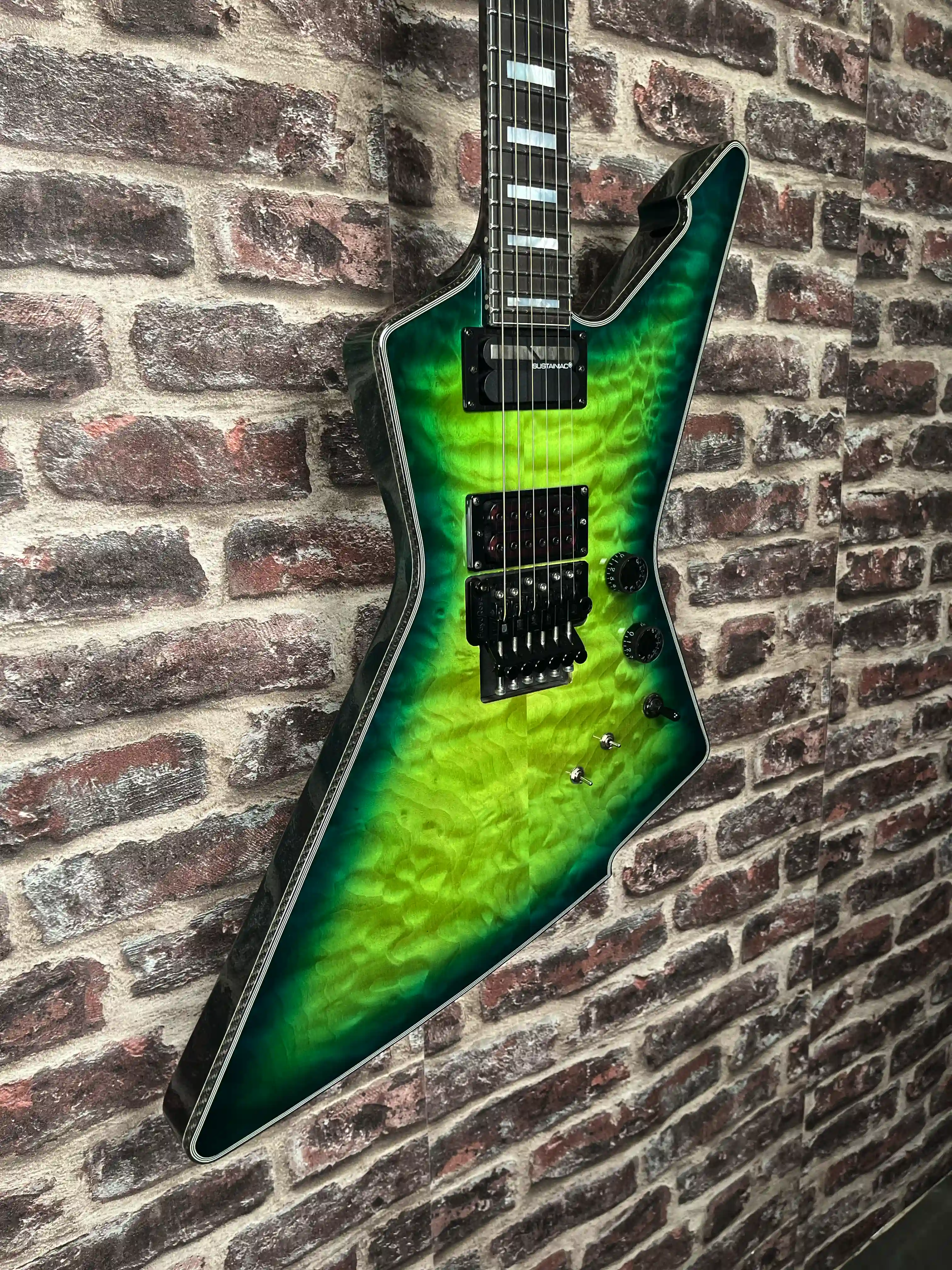 Schecter E‑1 FR S Édition Spéciale Green Burst OCCASION