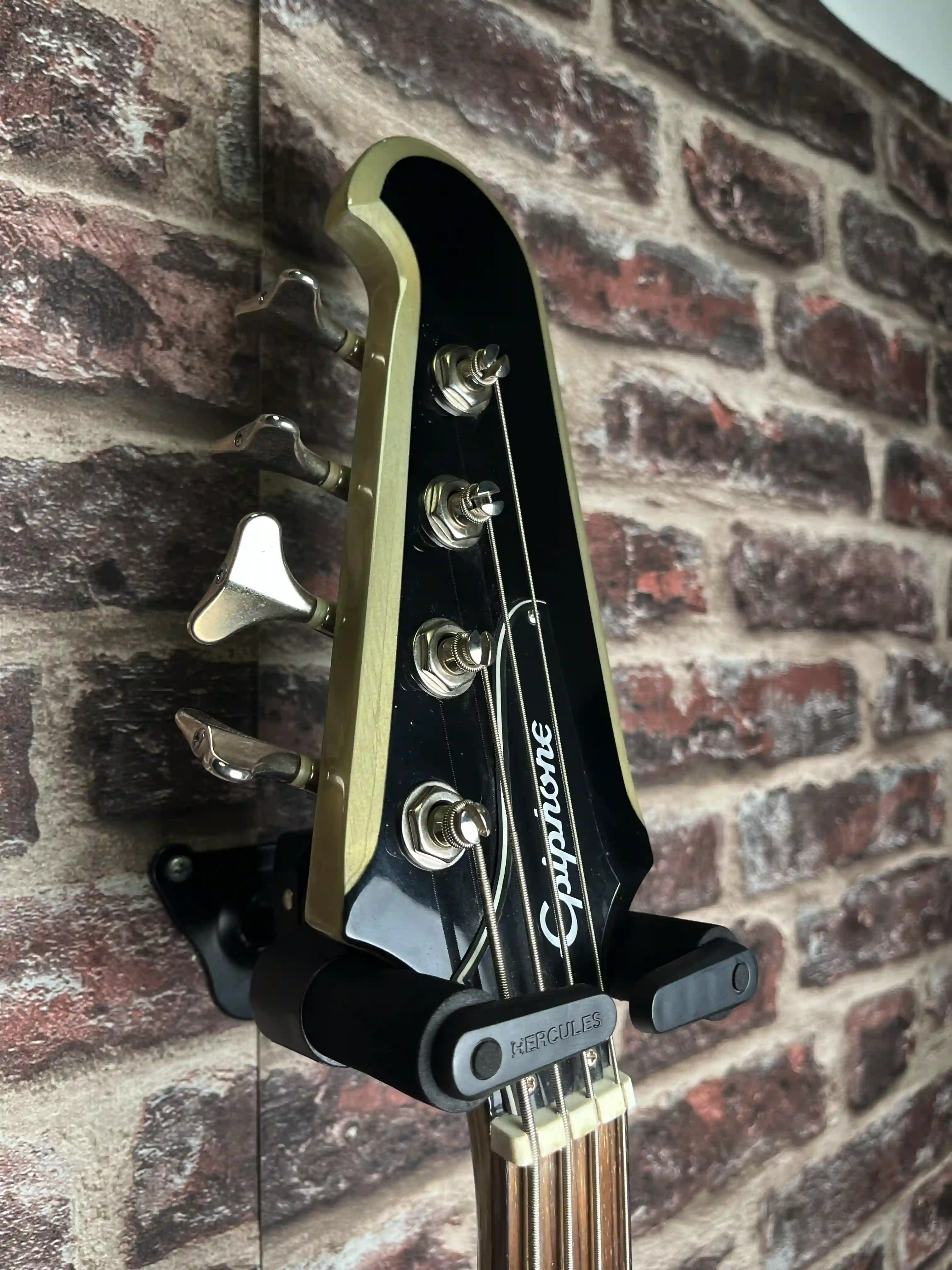 Epiphone Thunderbird-IV Custom Limited TV Silver OCCASION