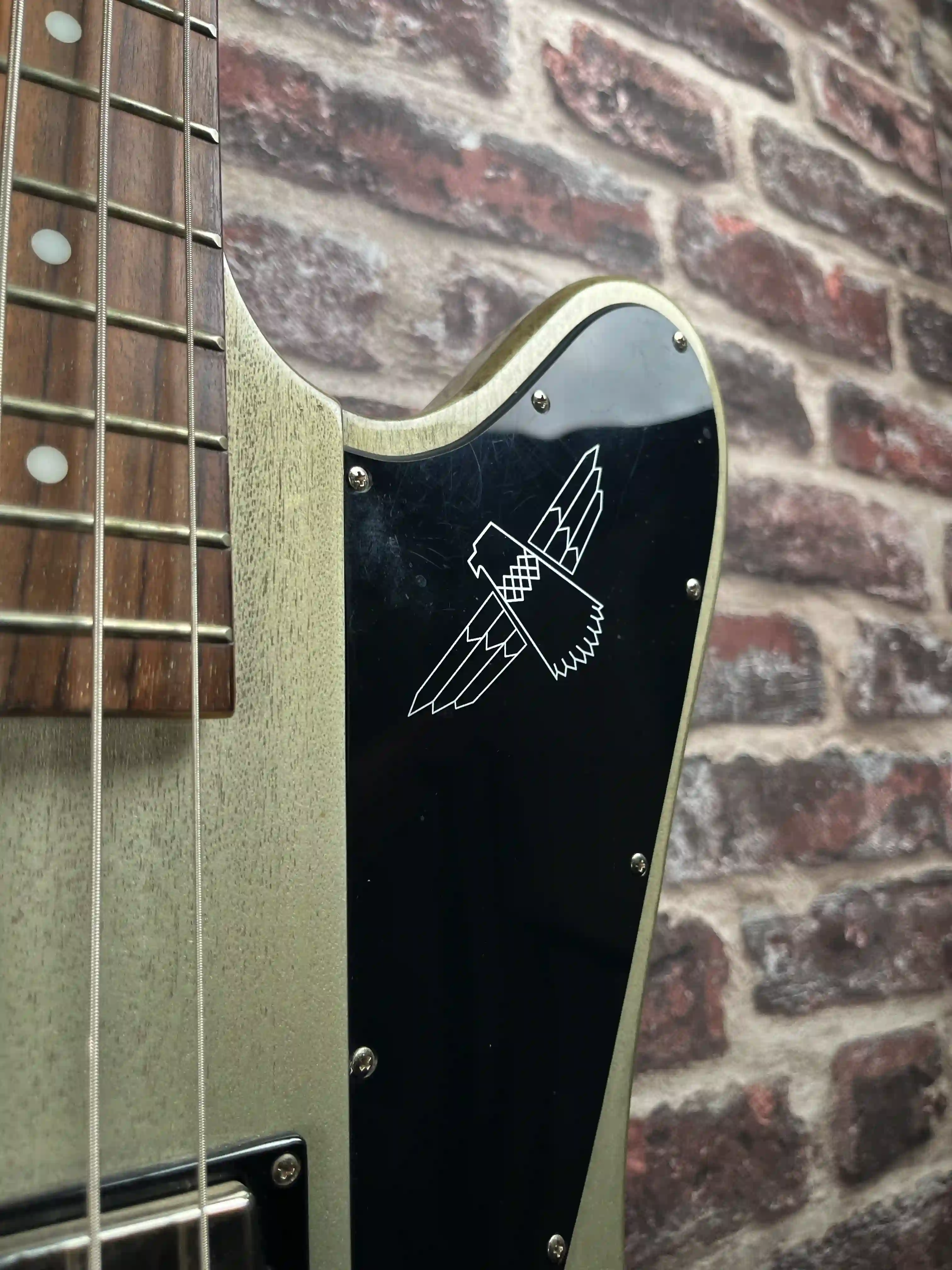 Epiphone Thunderbird-IV Custom Limited TV Silver OCCASION