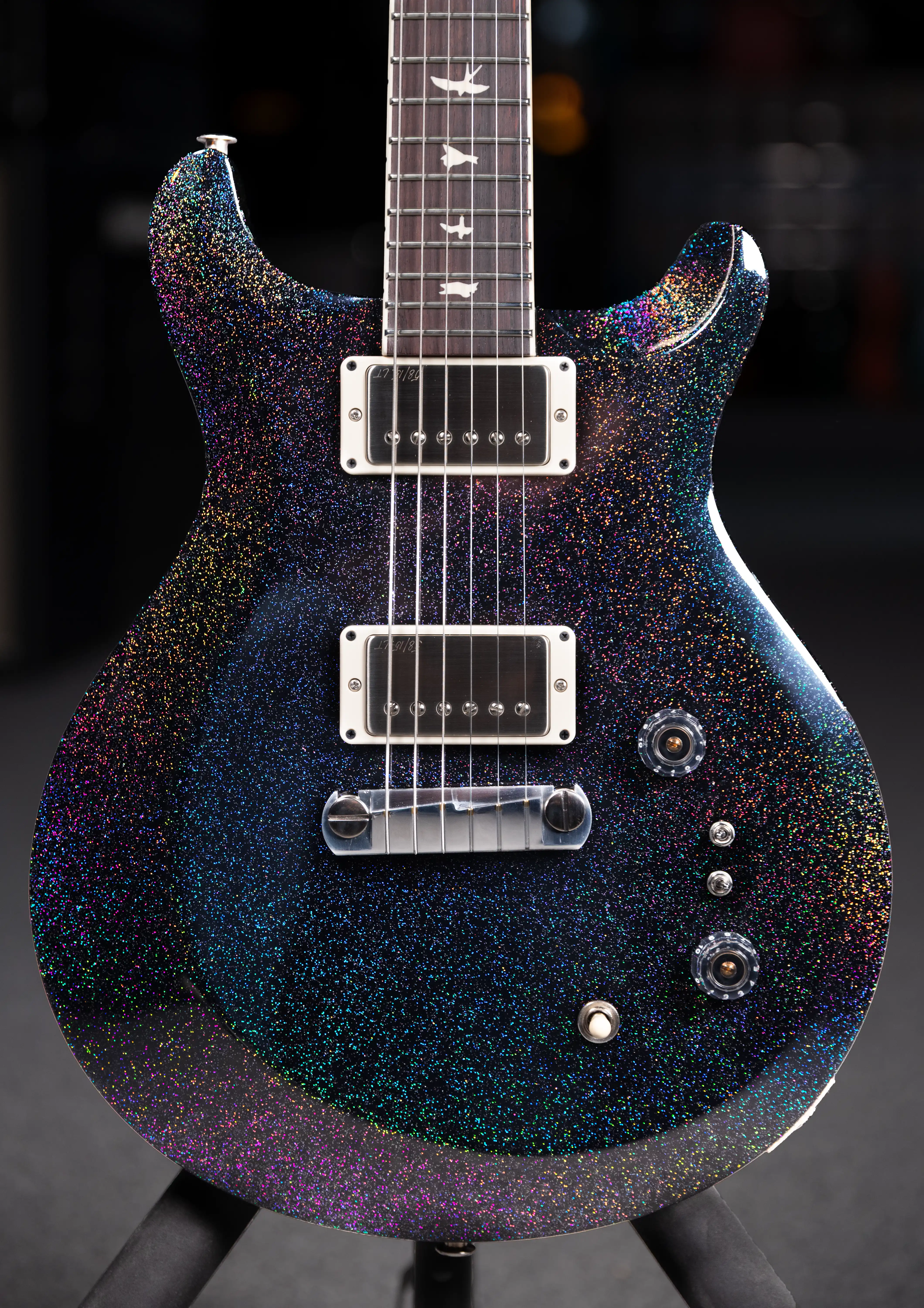 PRS S2 Mira 594 Black Rainbow Holoflake