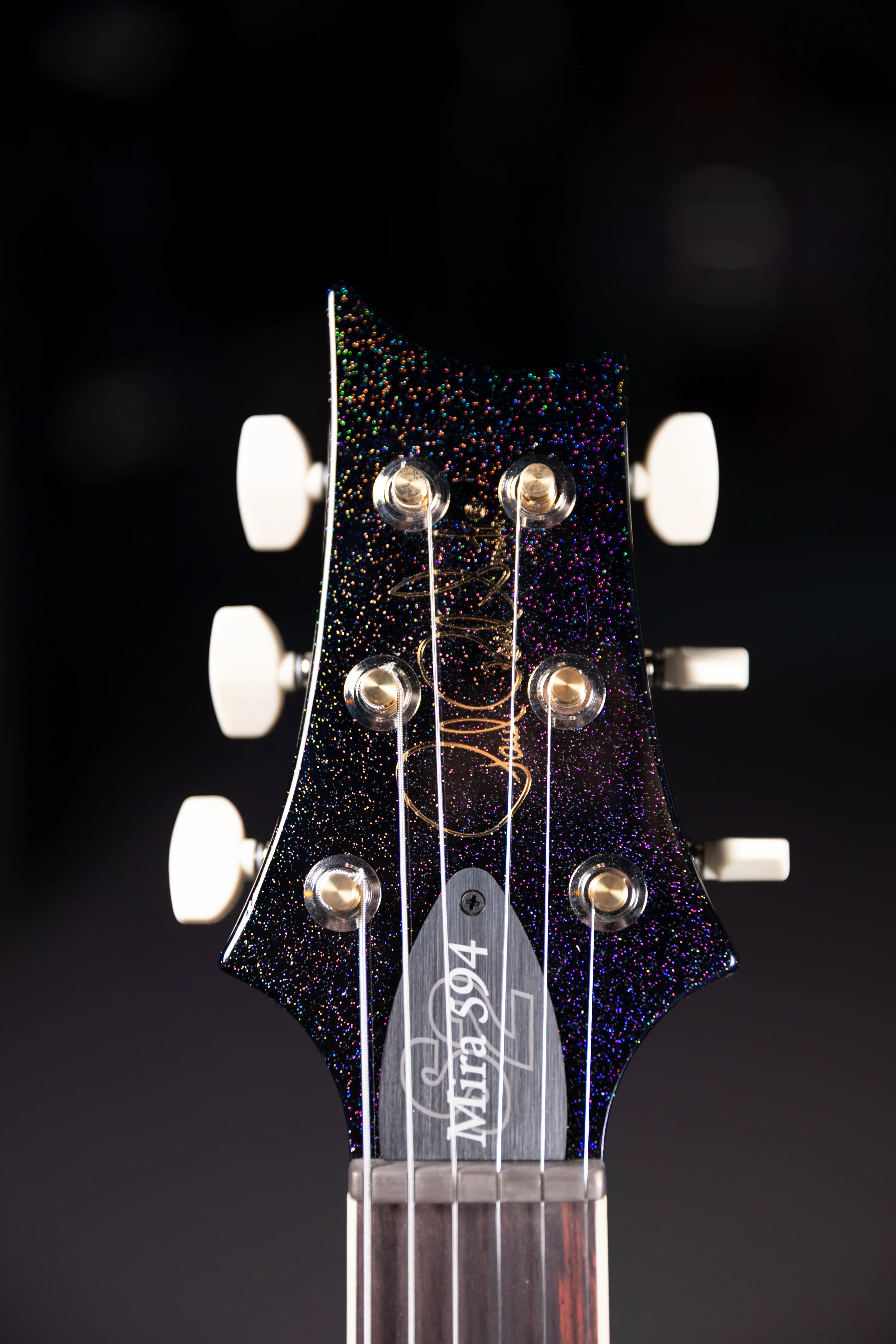 PRS S2 Mira 594 Black Rainbow Holoflake