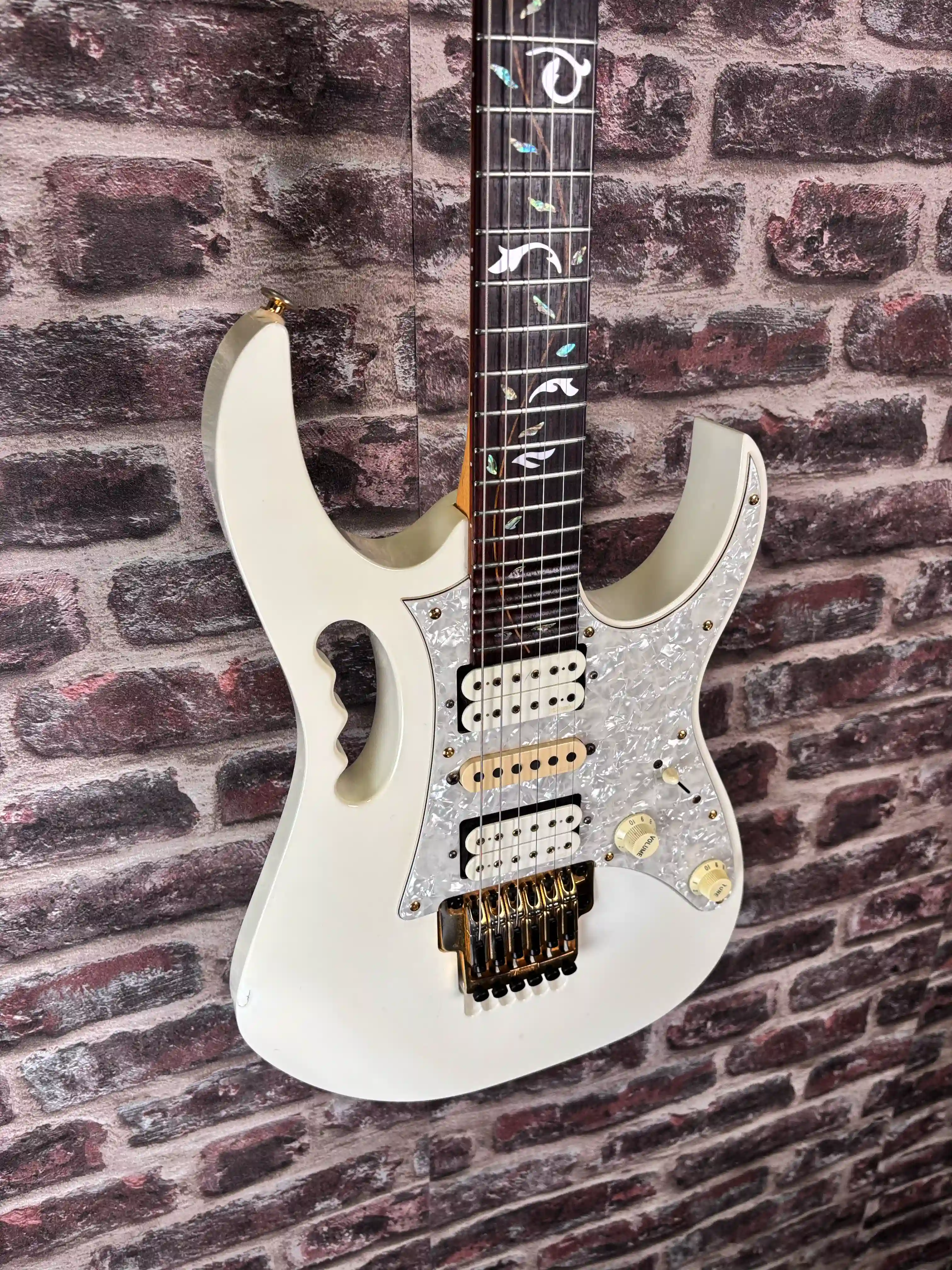 Ibanez JEM7V White Steve Vai Signature 2004 OCCCASION