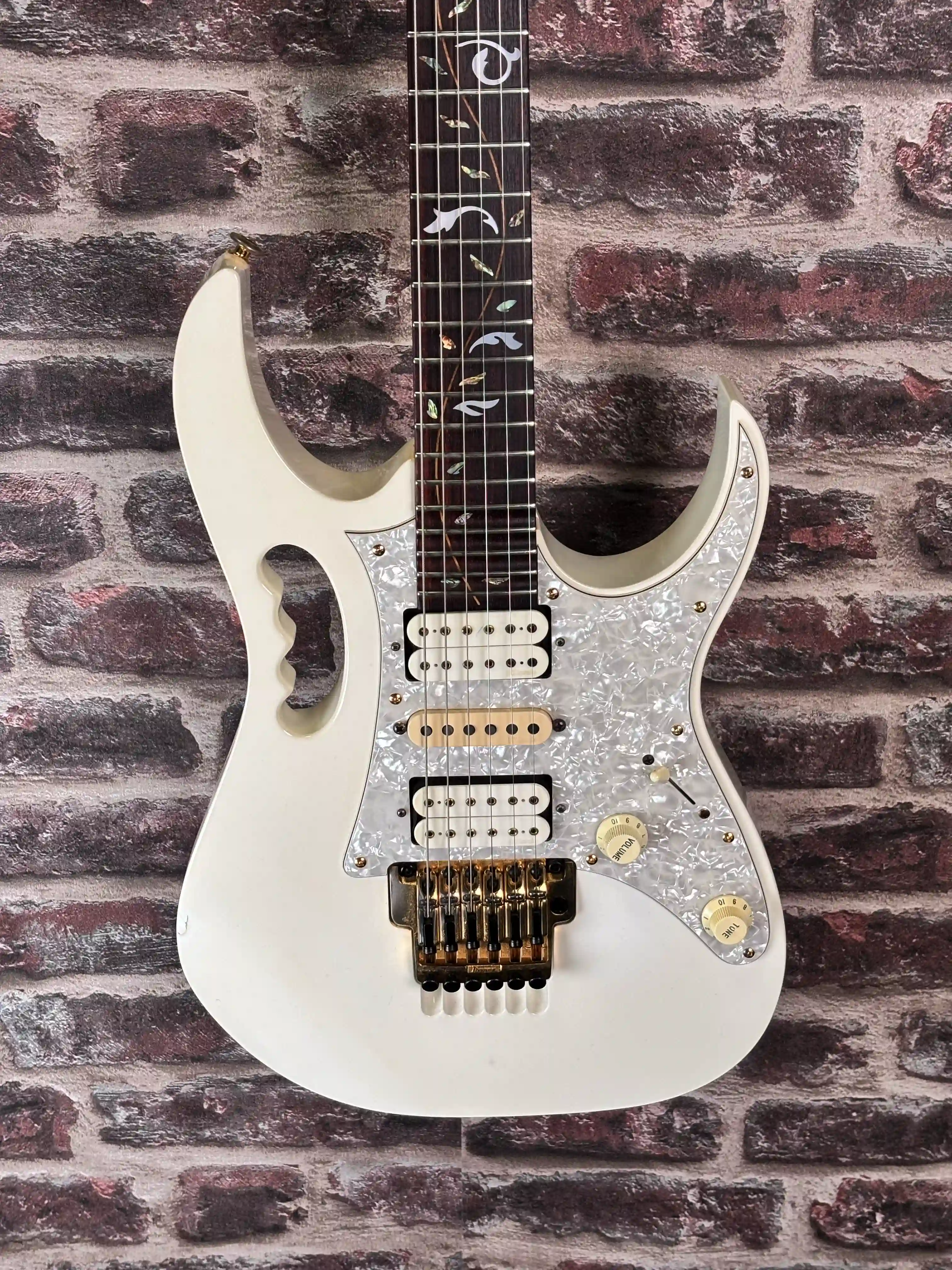 Ibanez JEM7V White Steve Vai Signature 2004 OCCCASION