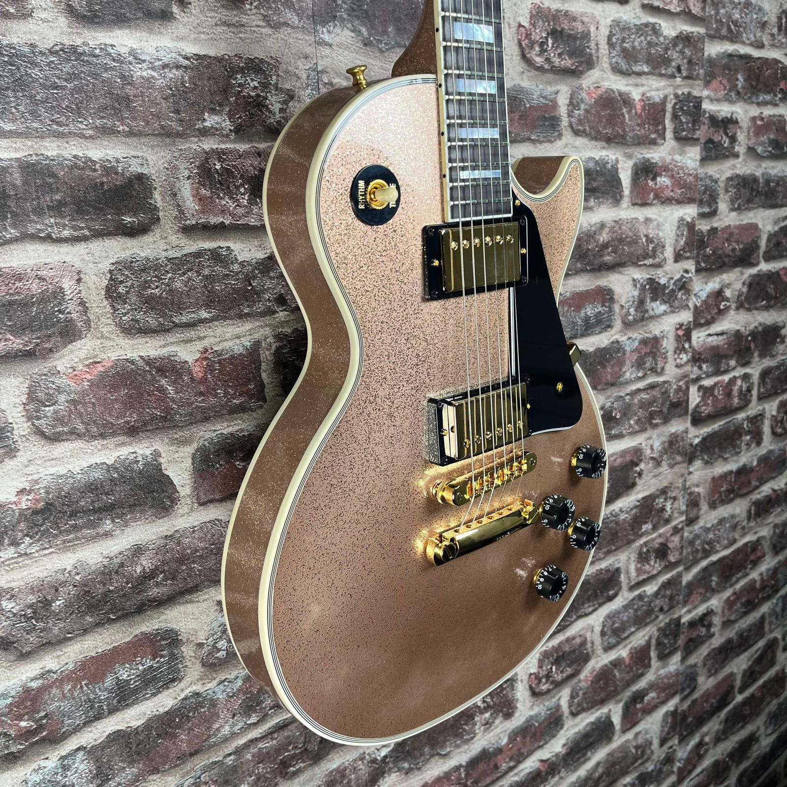 Gibson Les Paul Custom Rose Gold Sparkle OCCASION