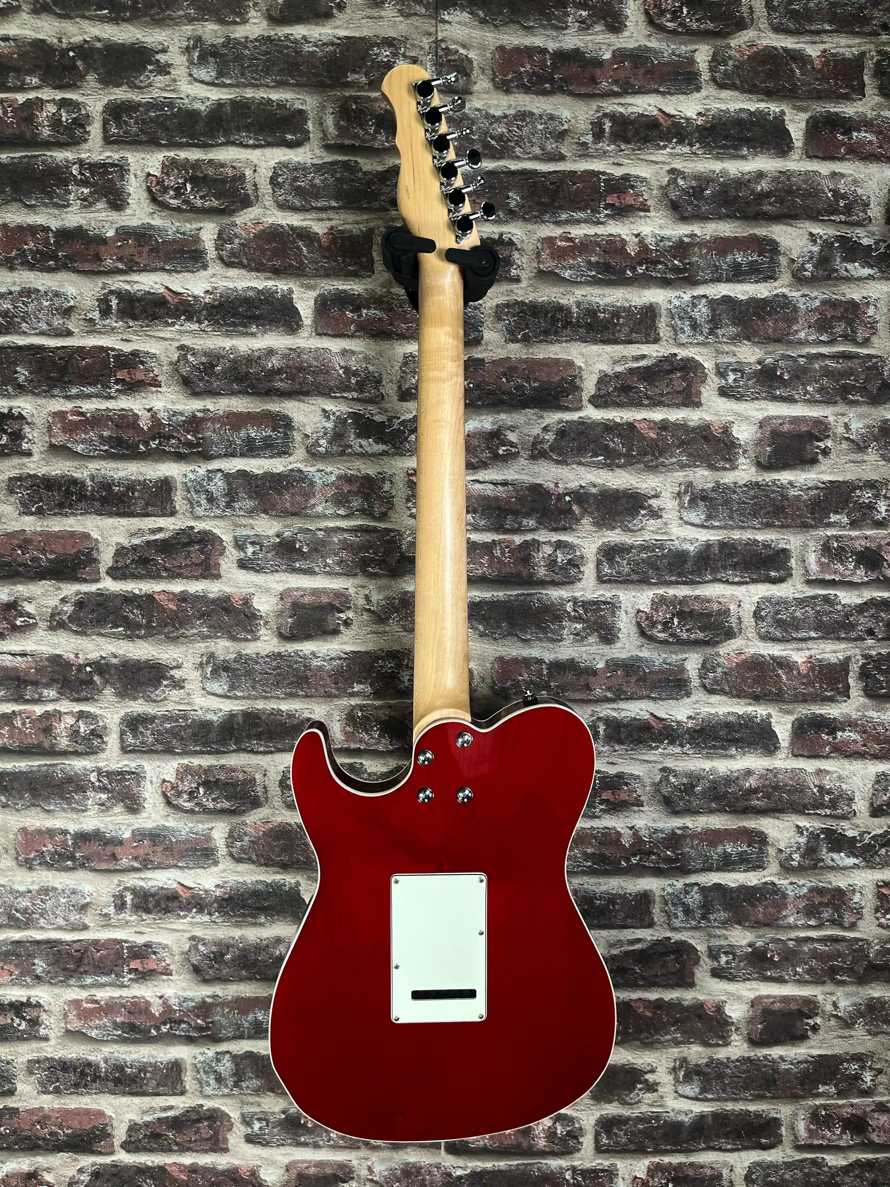 Fret-King Country Squire Semitone De Luxe Thru Red OCCASION