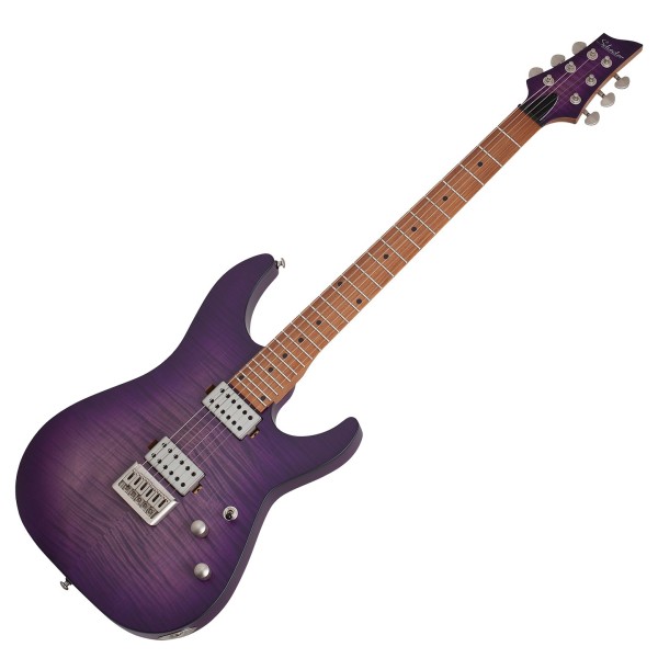Schecter c-1 Standard Plus Trans Purple Burst